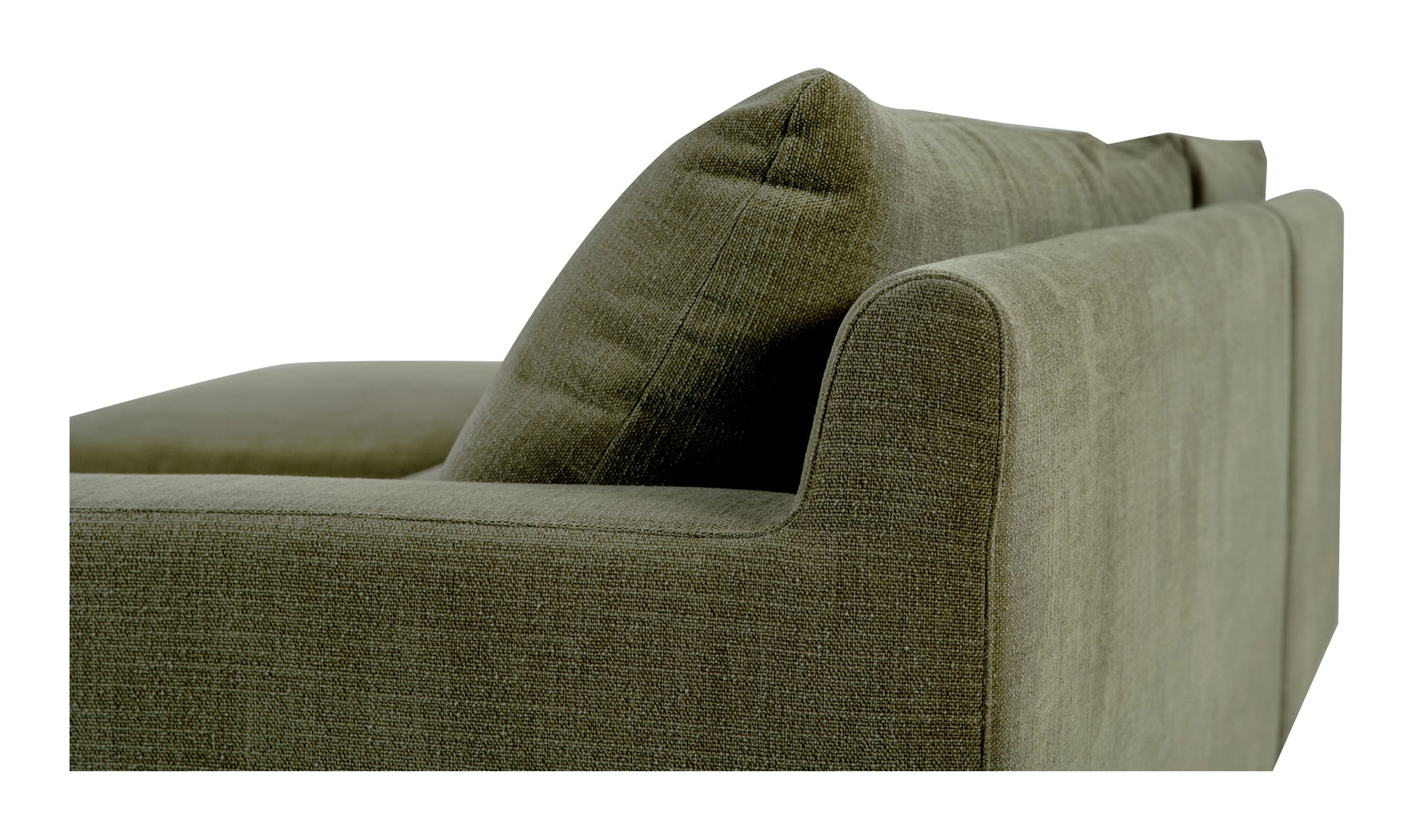 Hutton Left Sectional Olive