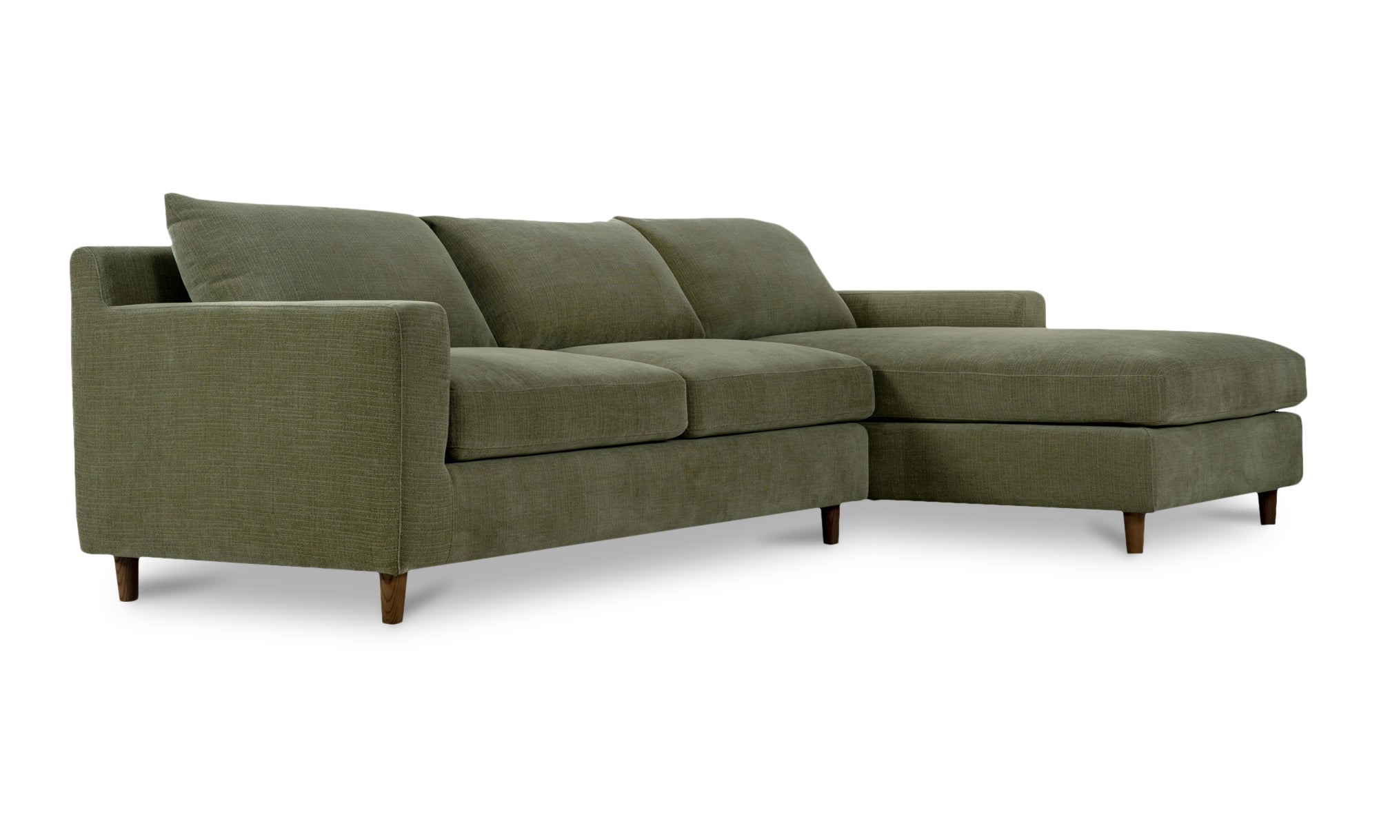 Hutton Right Sectional Olive