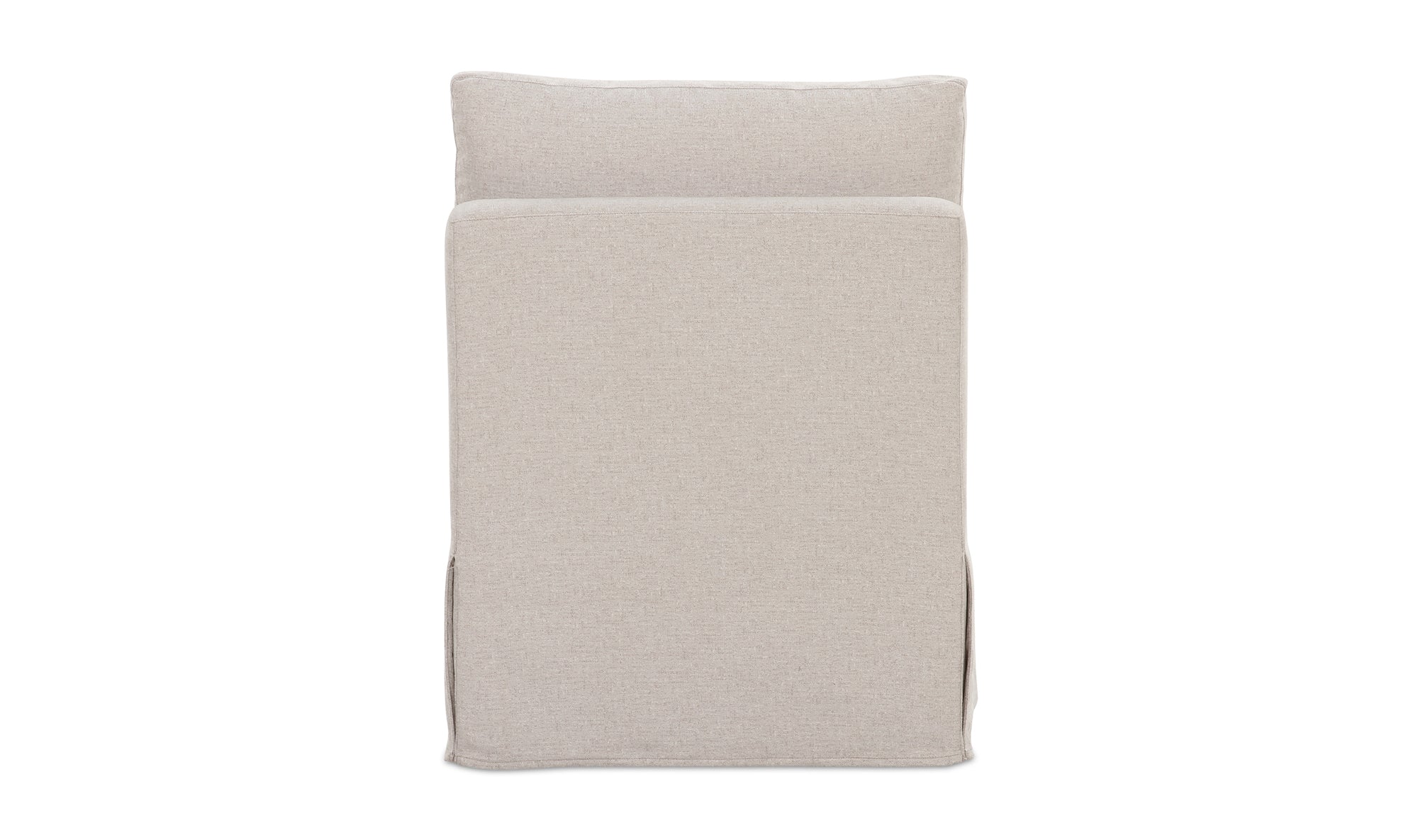 Fable Slipcover Dining Slipper Chair Beige