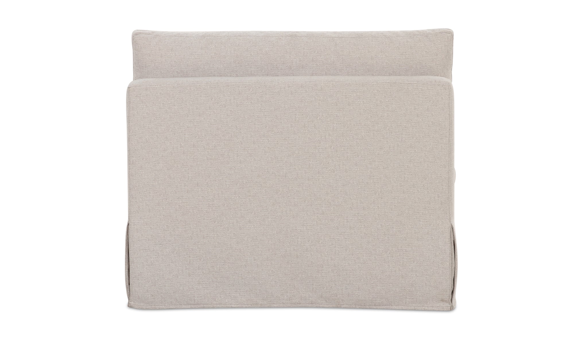 Fable Slipcover Dining Chair and Half Beige