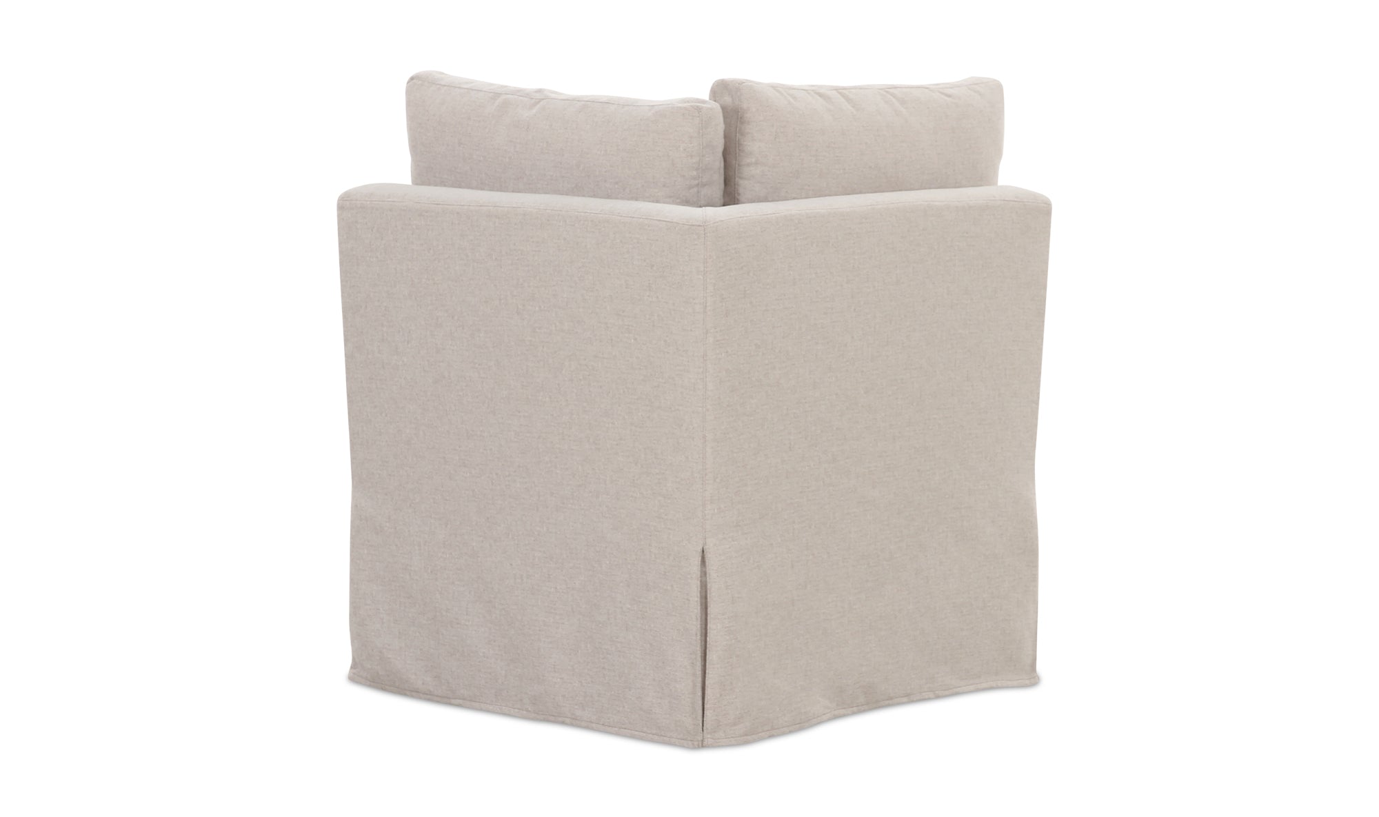 Fable Slipcover Dining Corner Chair Beige