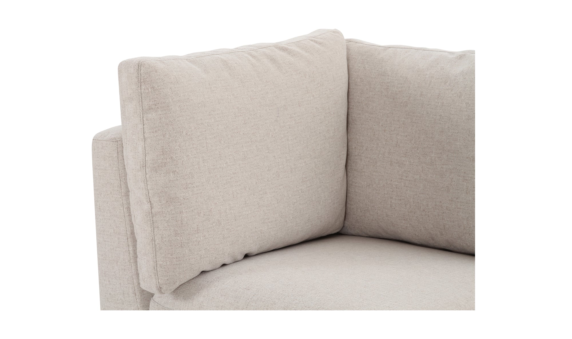 Fable Slipcover Dining Corner Chair Beige