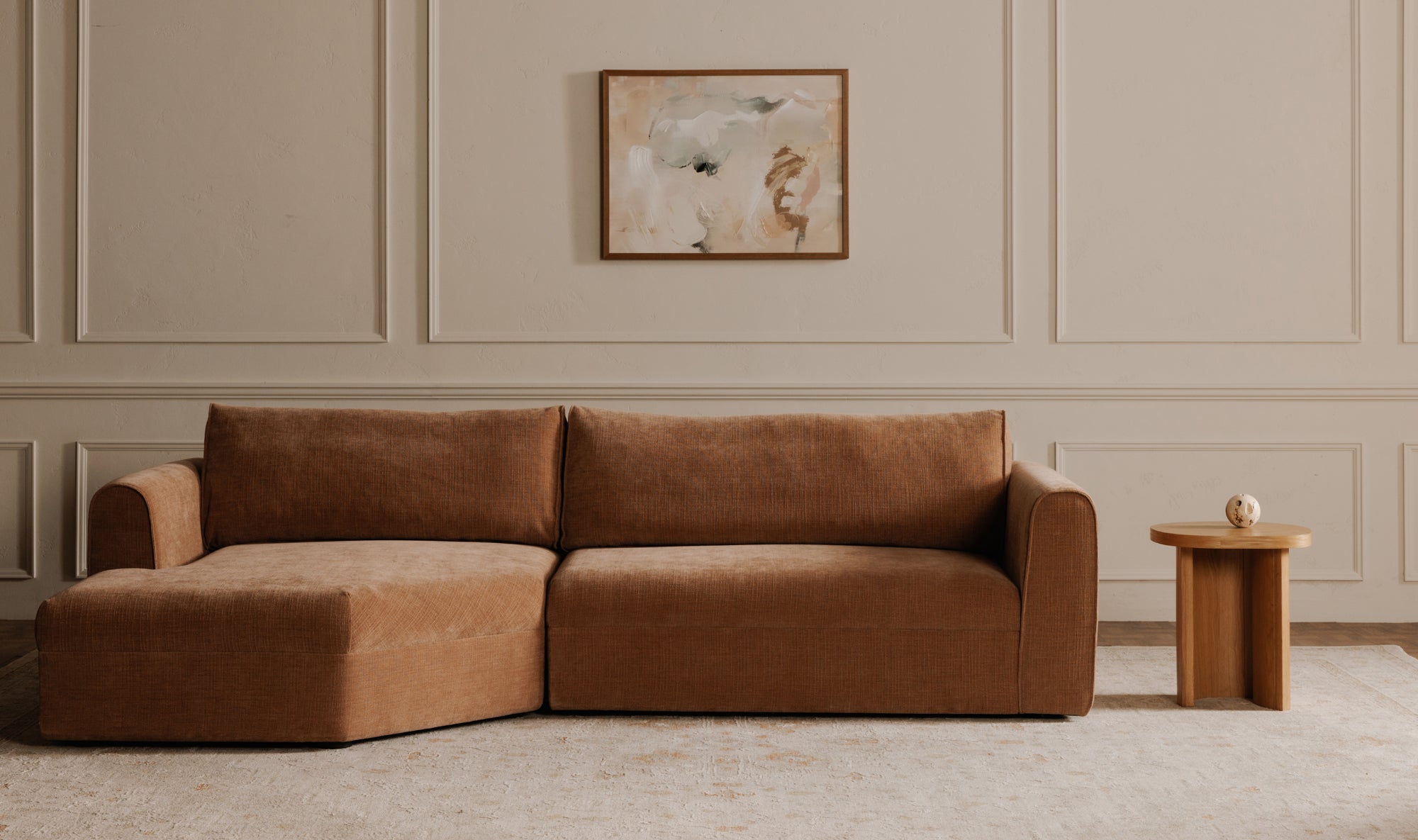 Madrid Left Sectional Heritage Pink