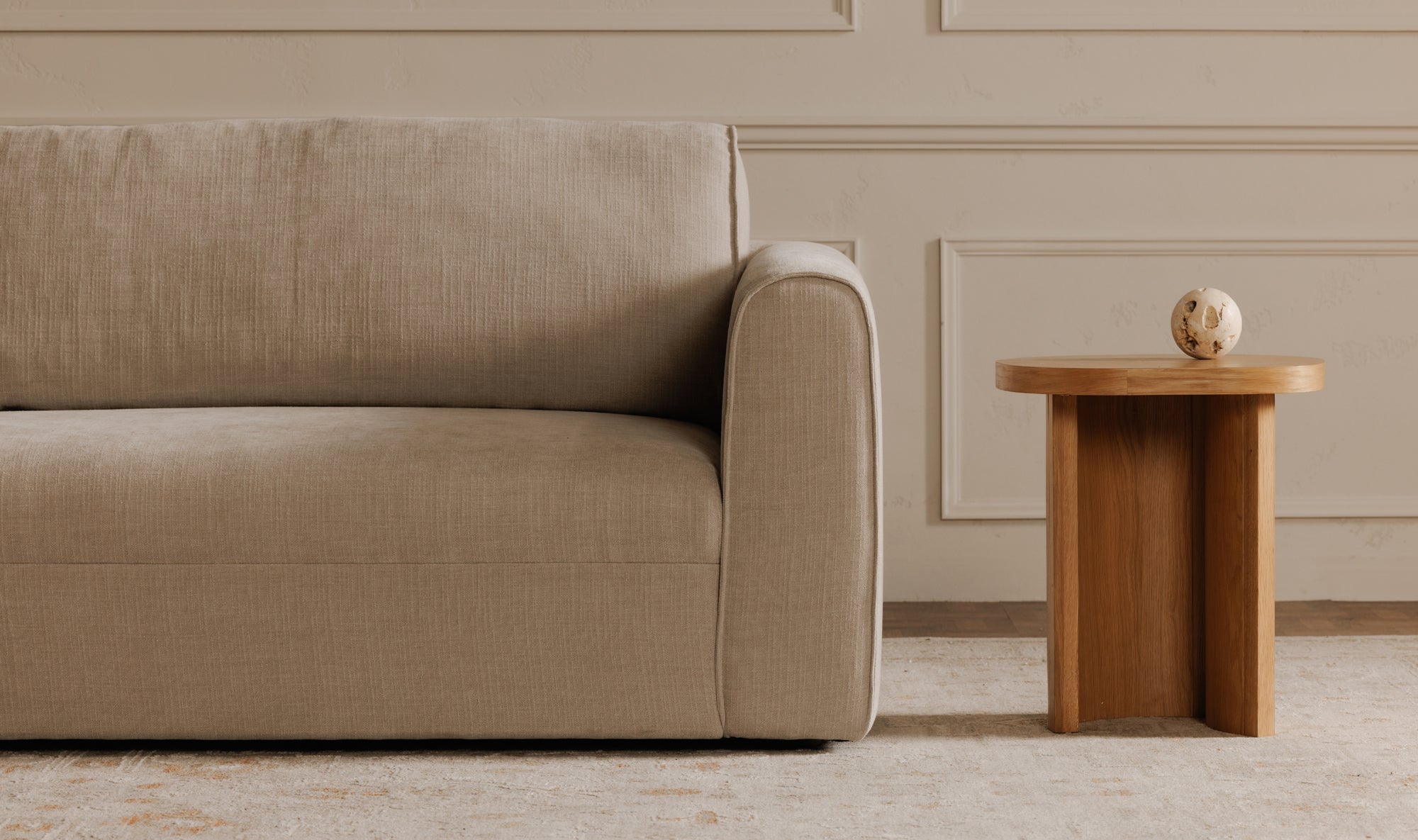 Madrid Left Sectional Cool Beige