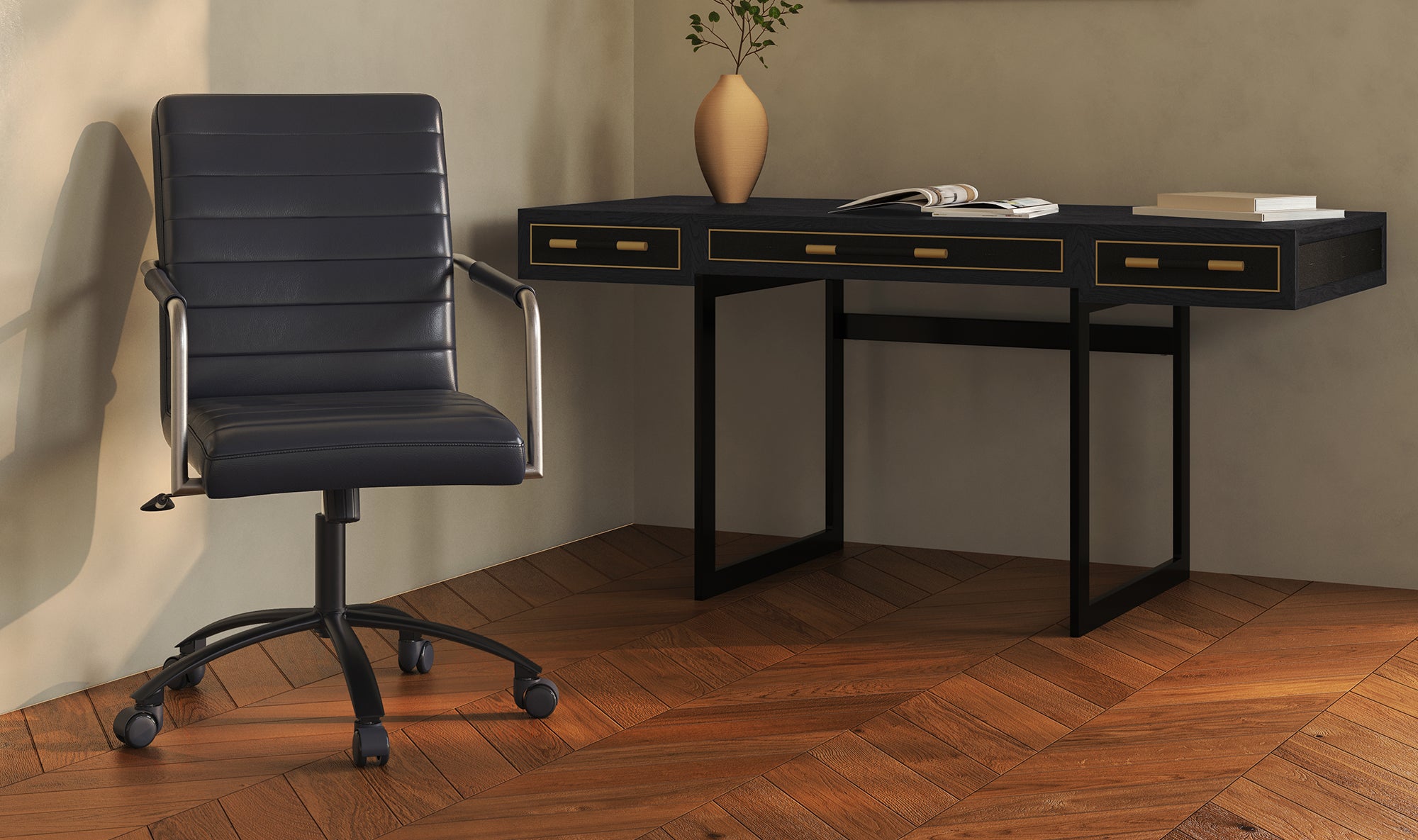 Roy Office Chair Open Road Leather