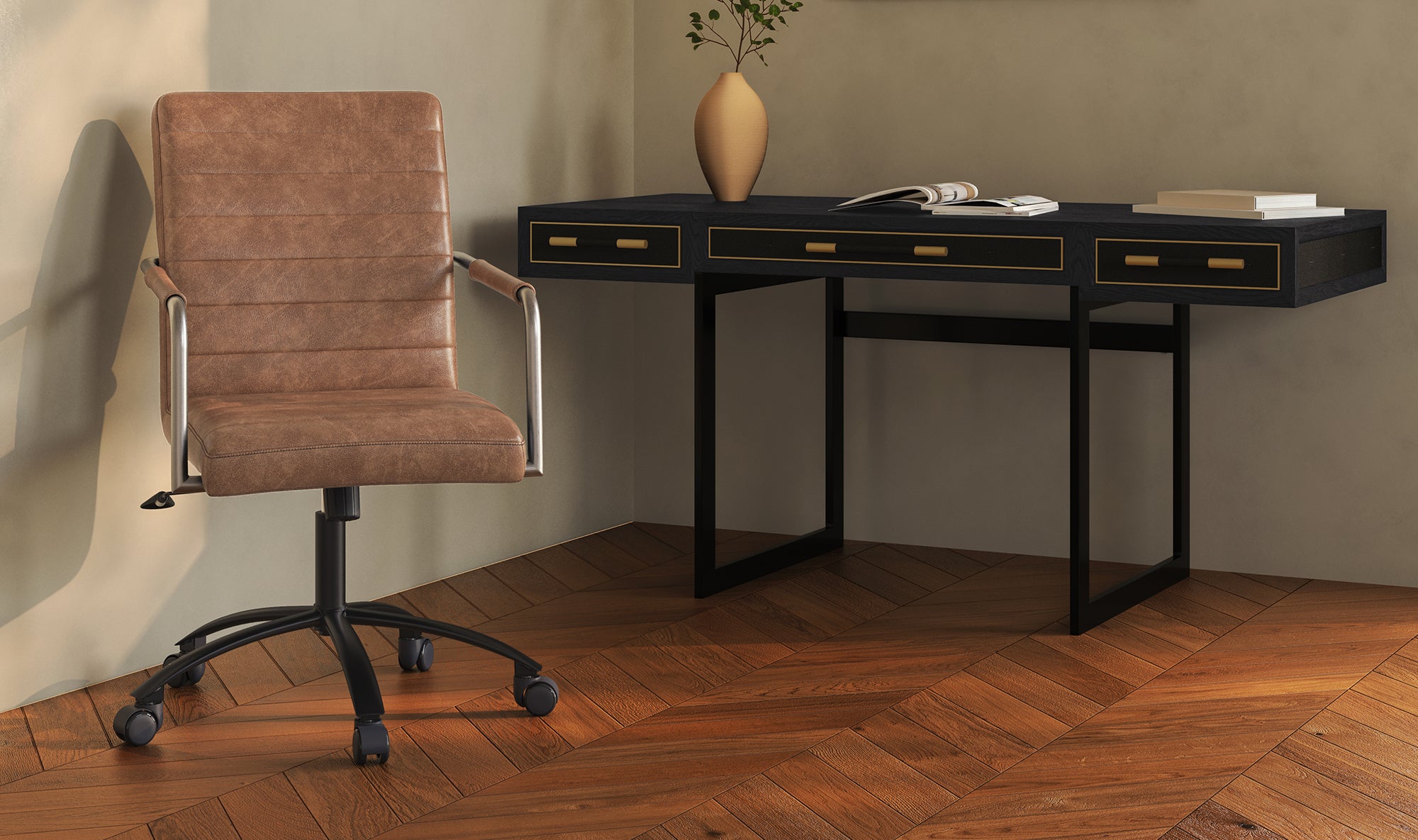 Roy Office Chair Open Road Leather