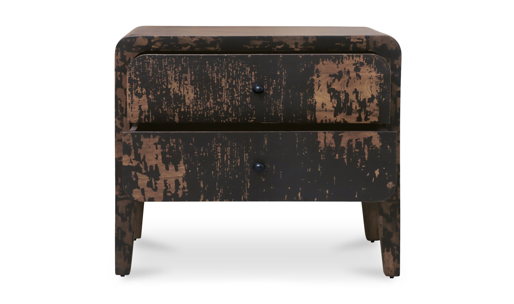 Iris Nightstand Distressed Black