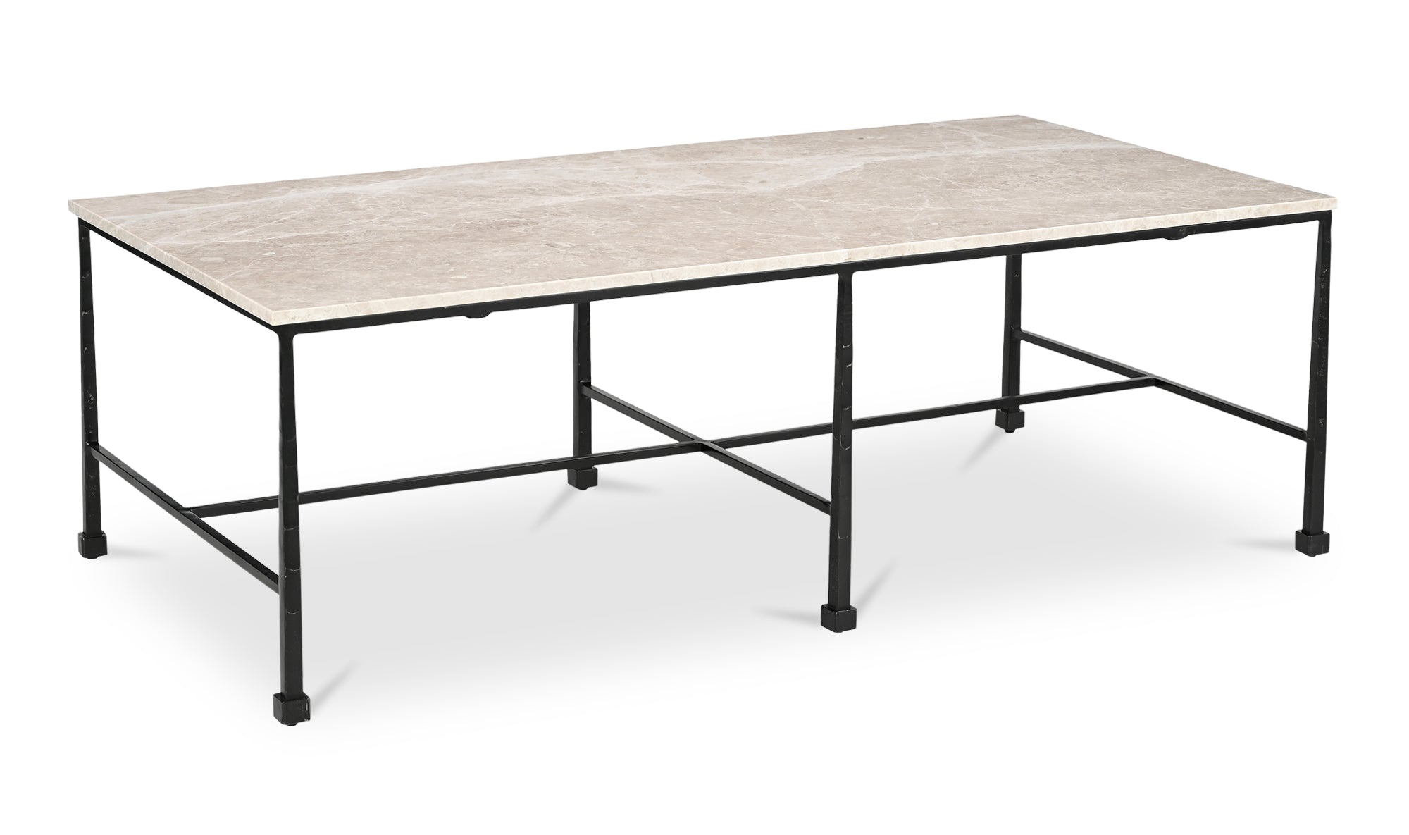 River Coffee Table Botticino Marble