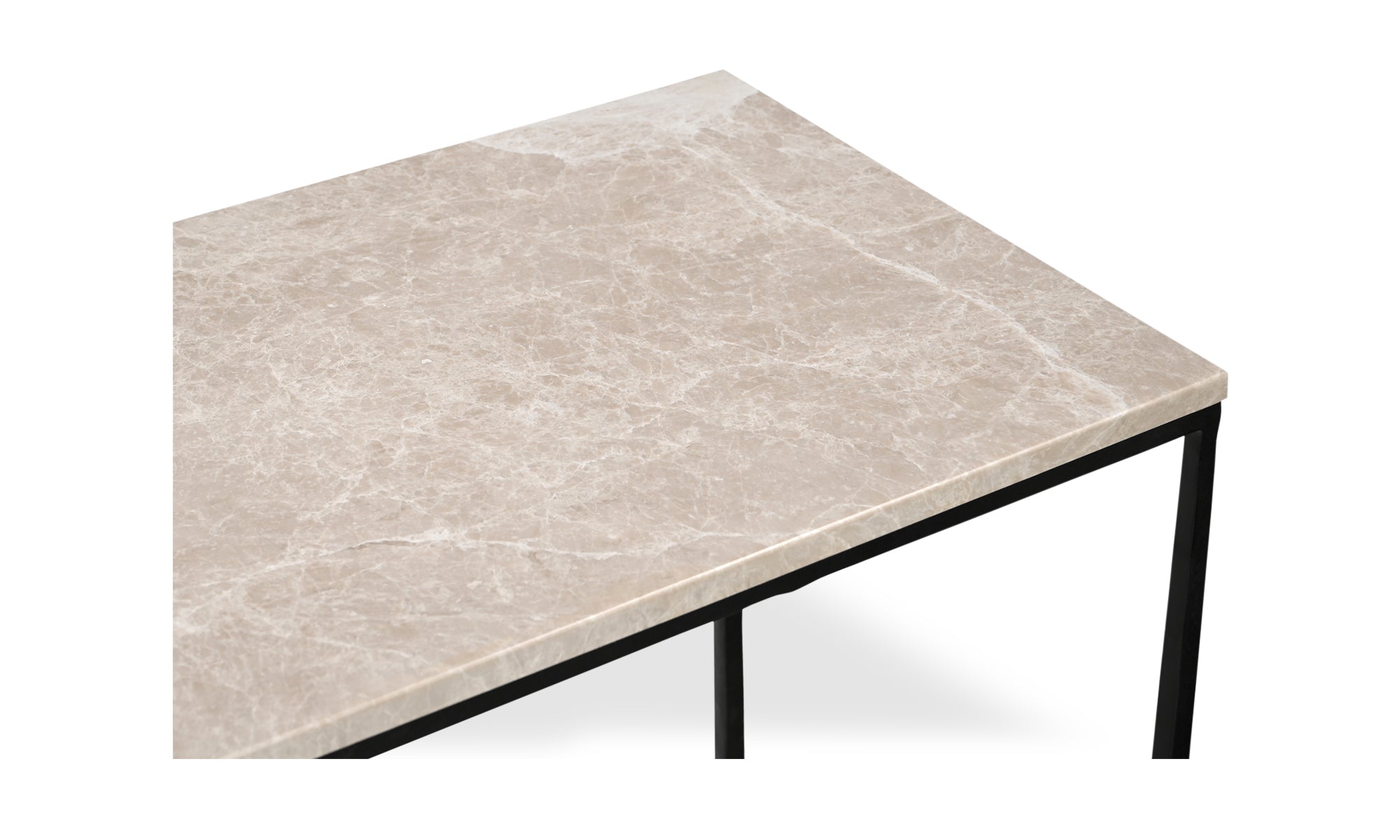 River Console Table Botticino Marble