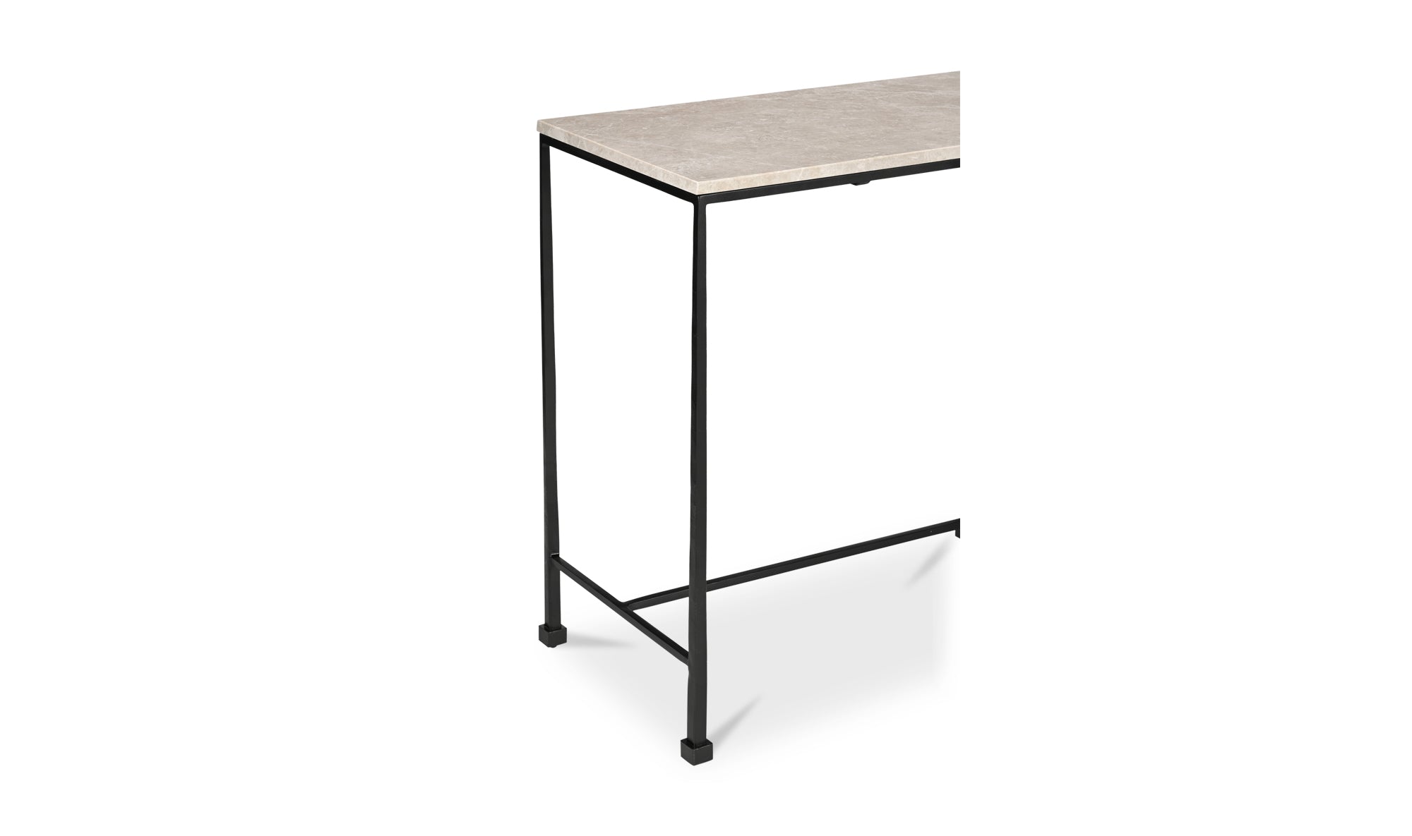 River Console Table Botticino Marble