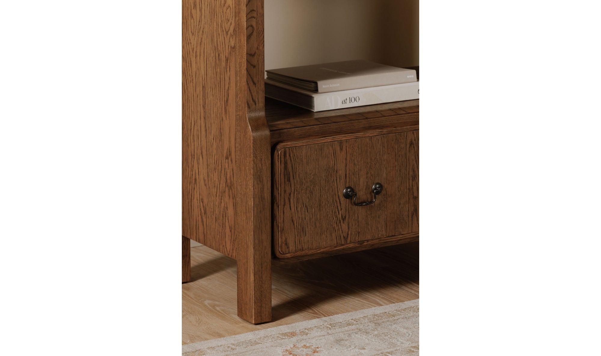 Caroline Bookcase Warm Brown