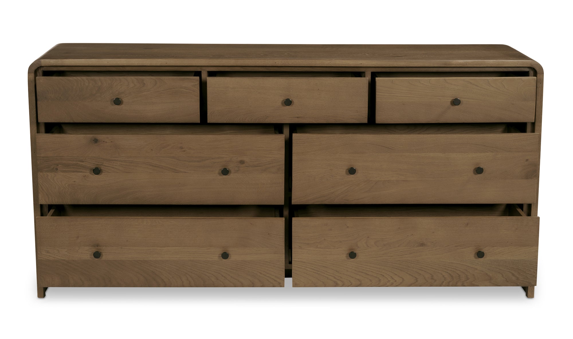 Riley 7 Drawer Dresser Oak