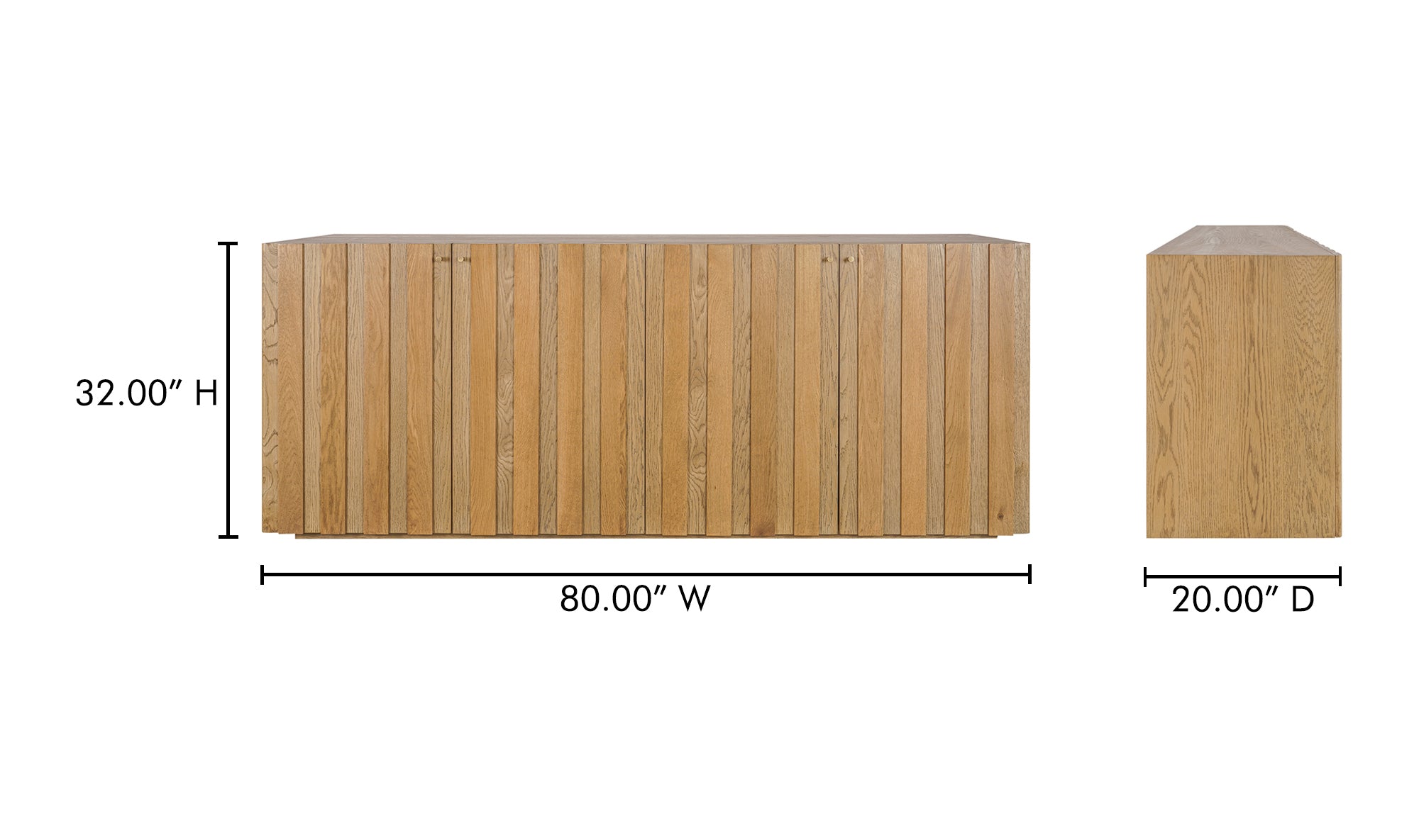 Vermentino Sideboard Oak