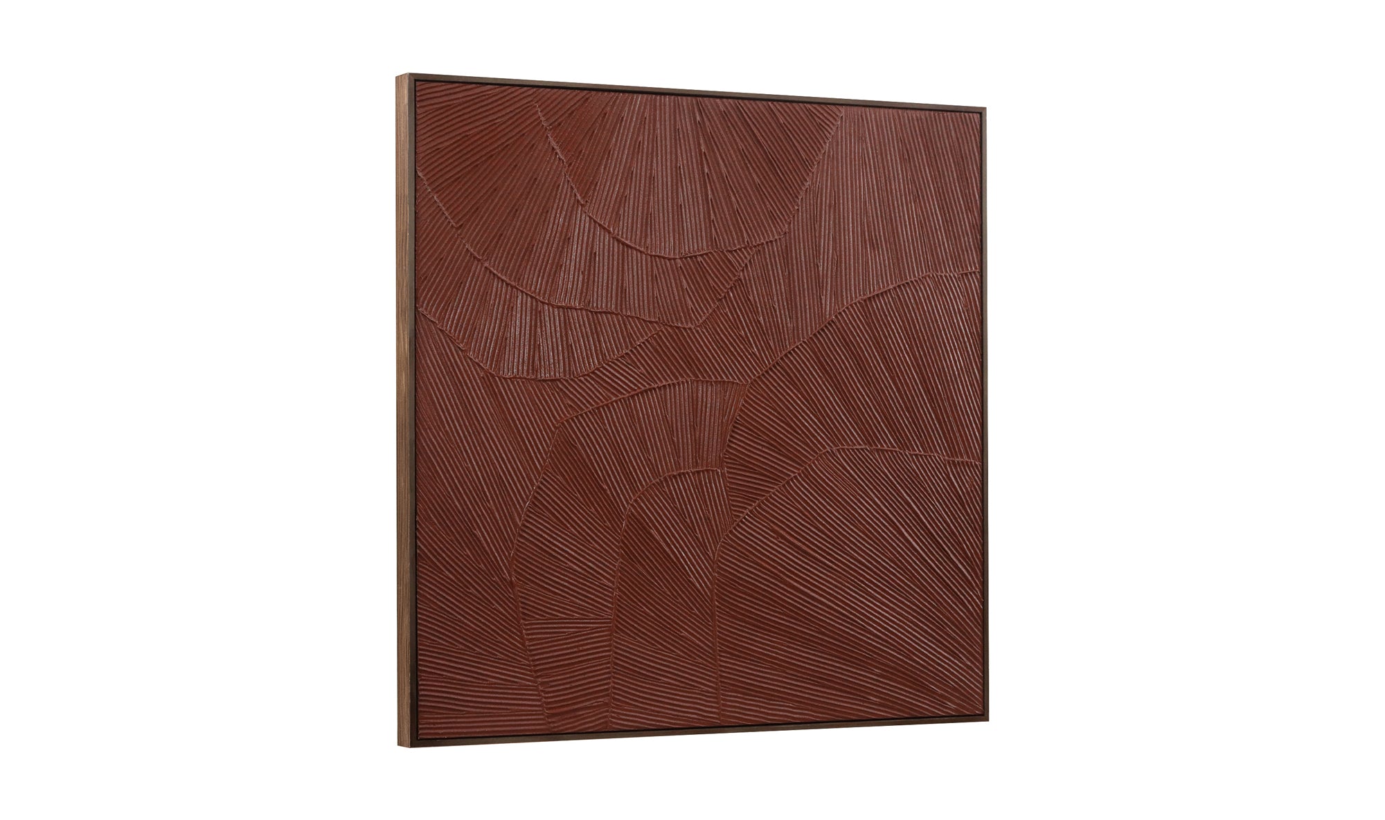 Flutter Framed Painting Maroon