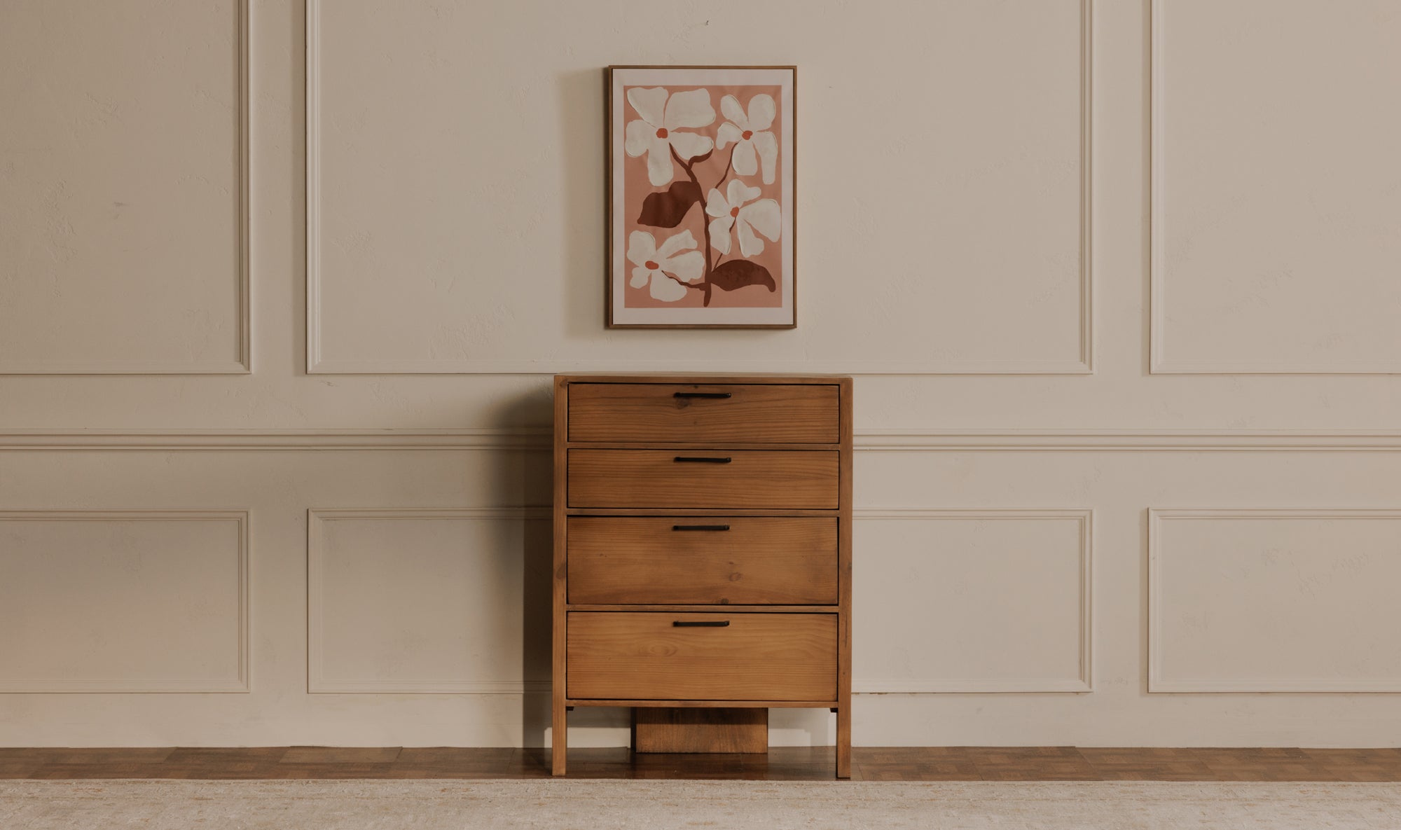 Blush Framed Painting