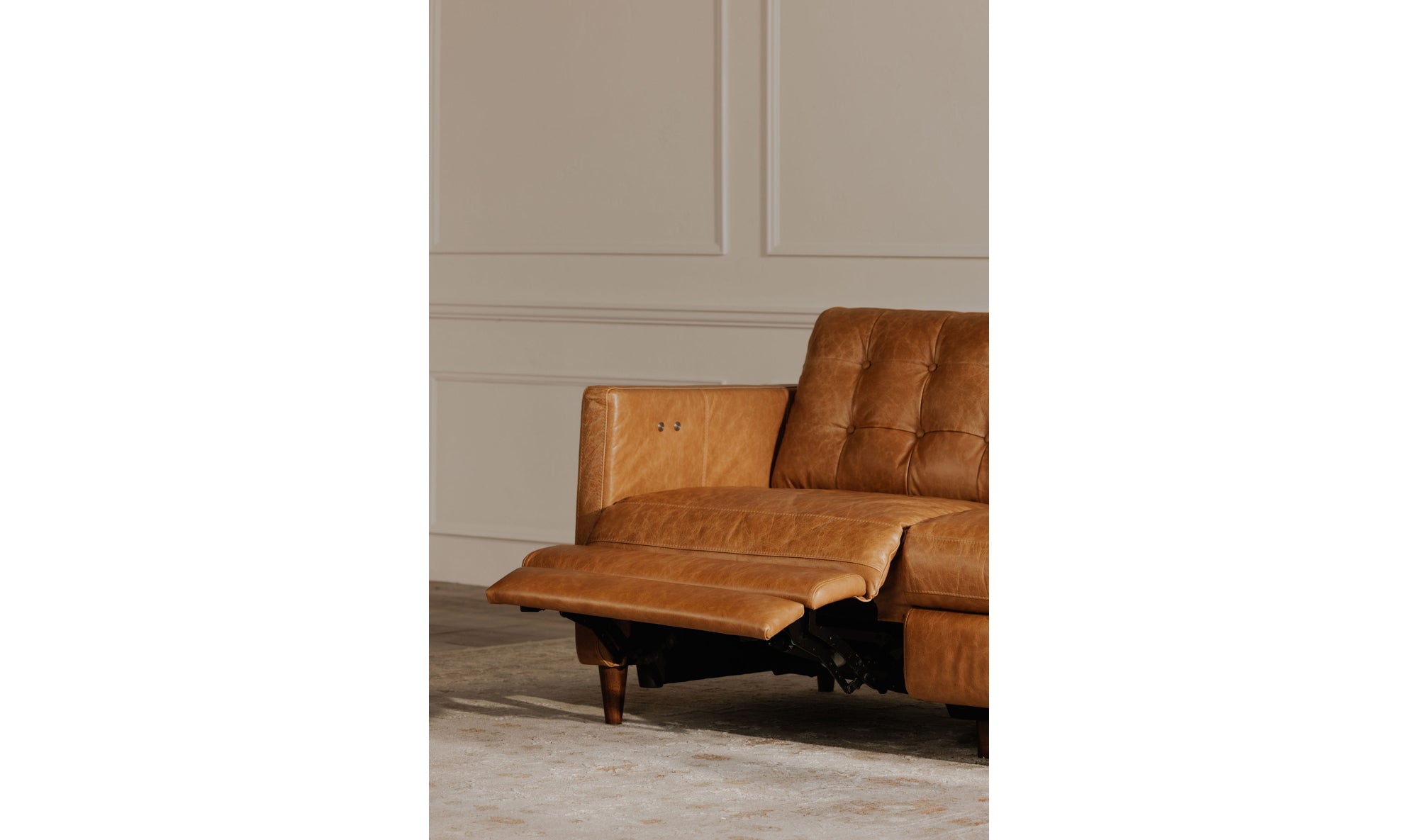 Bridgers Power Recliner Sofa Warm Grey