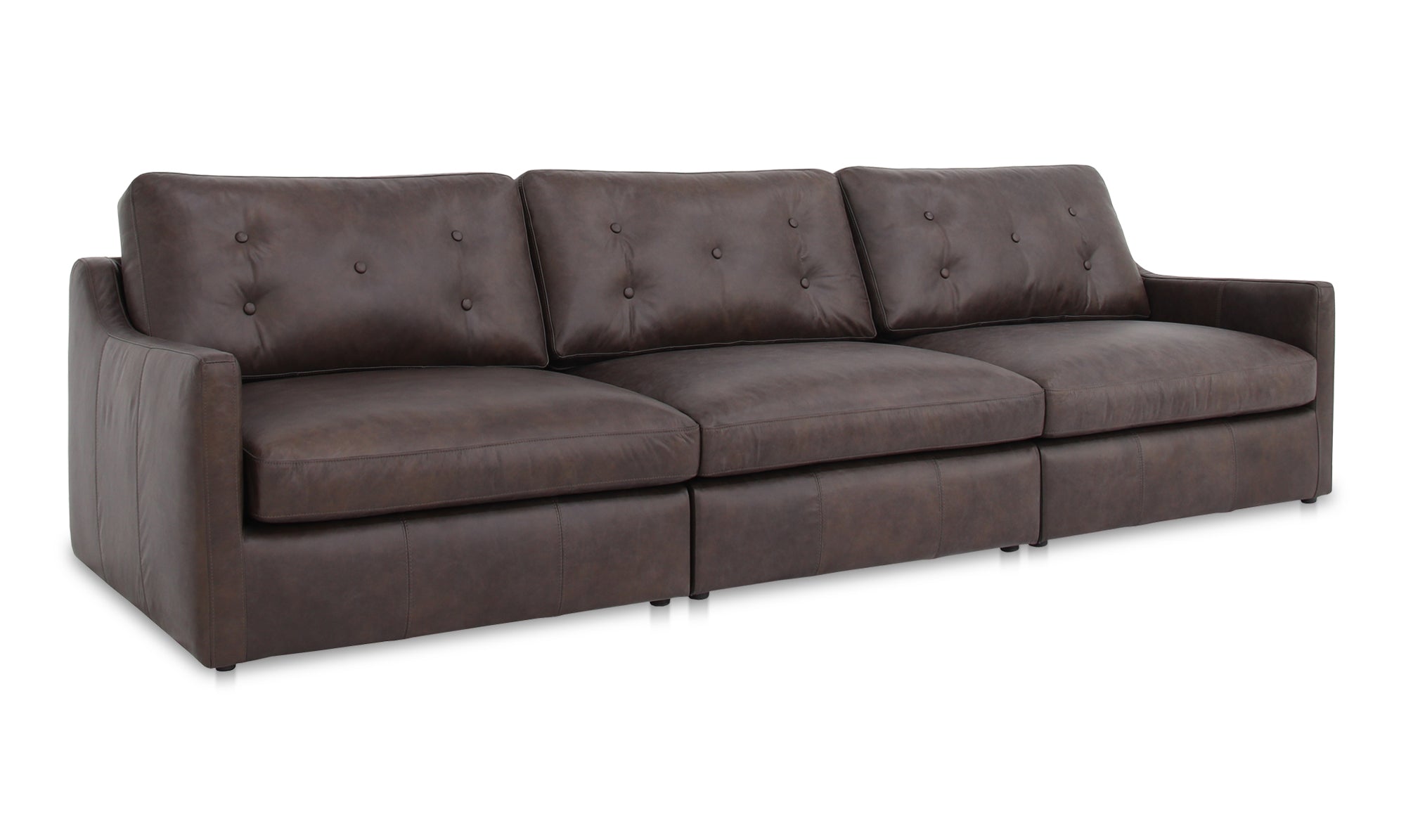 Thurlow Modular Sofa Espresso Brown Leather