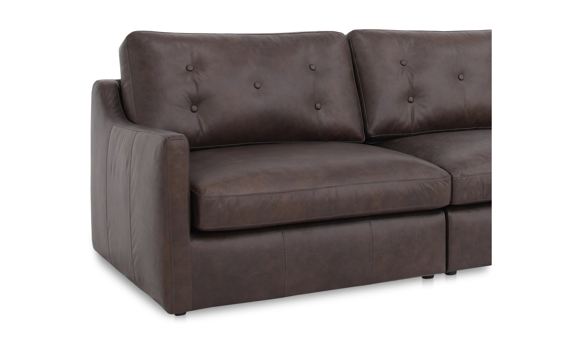 Thurlow Modular Sofa Espresso Brown Leather