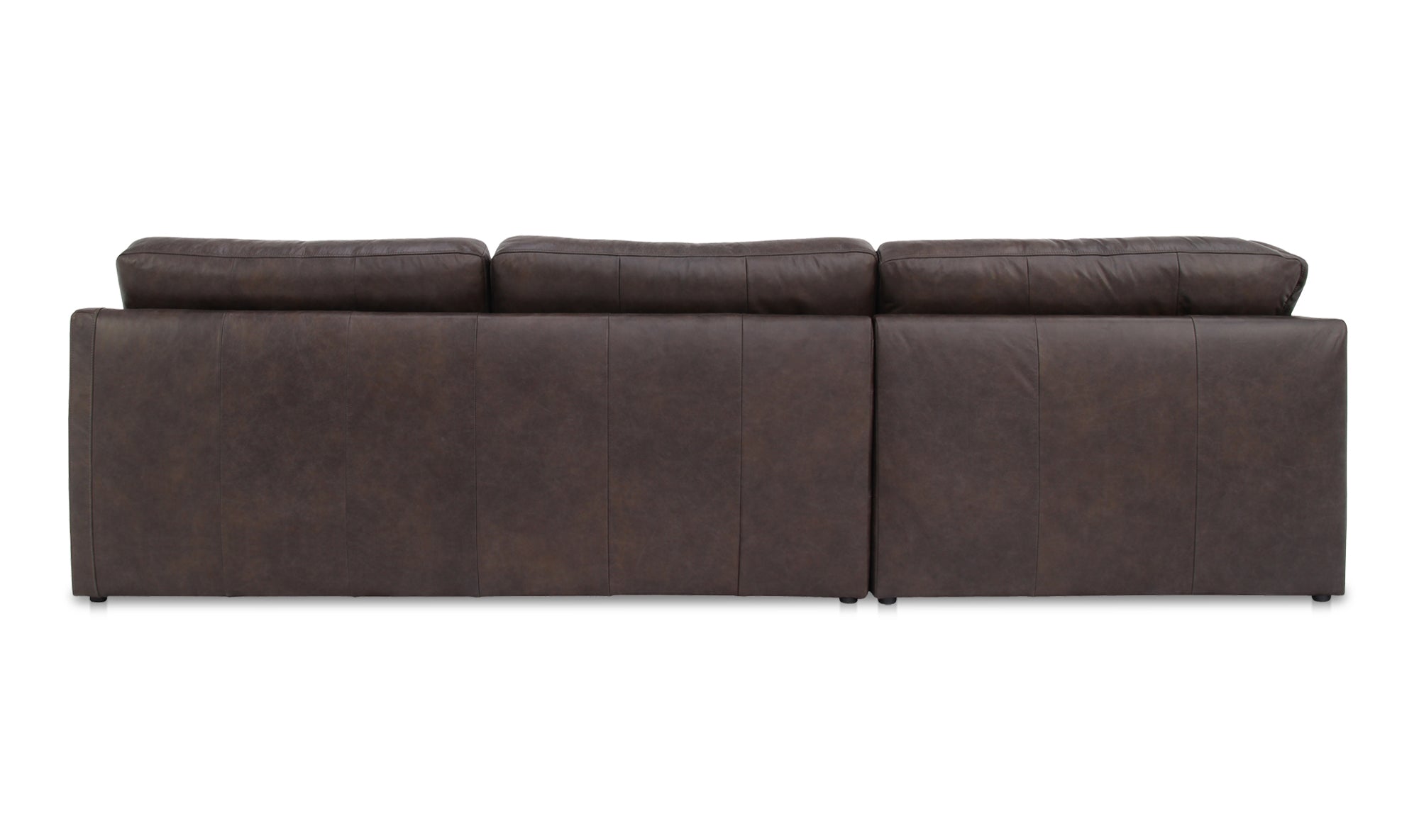 Thurlow Corner Modular Sectional Espresso Brown Leather