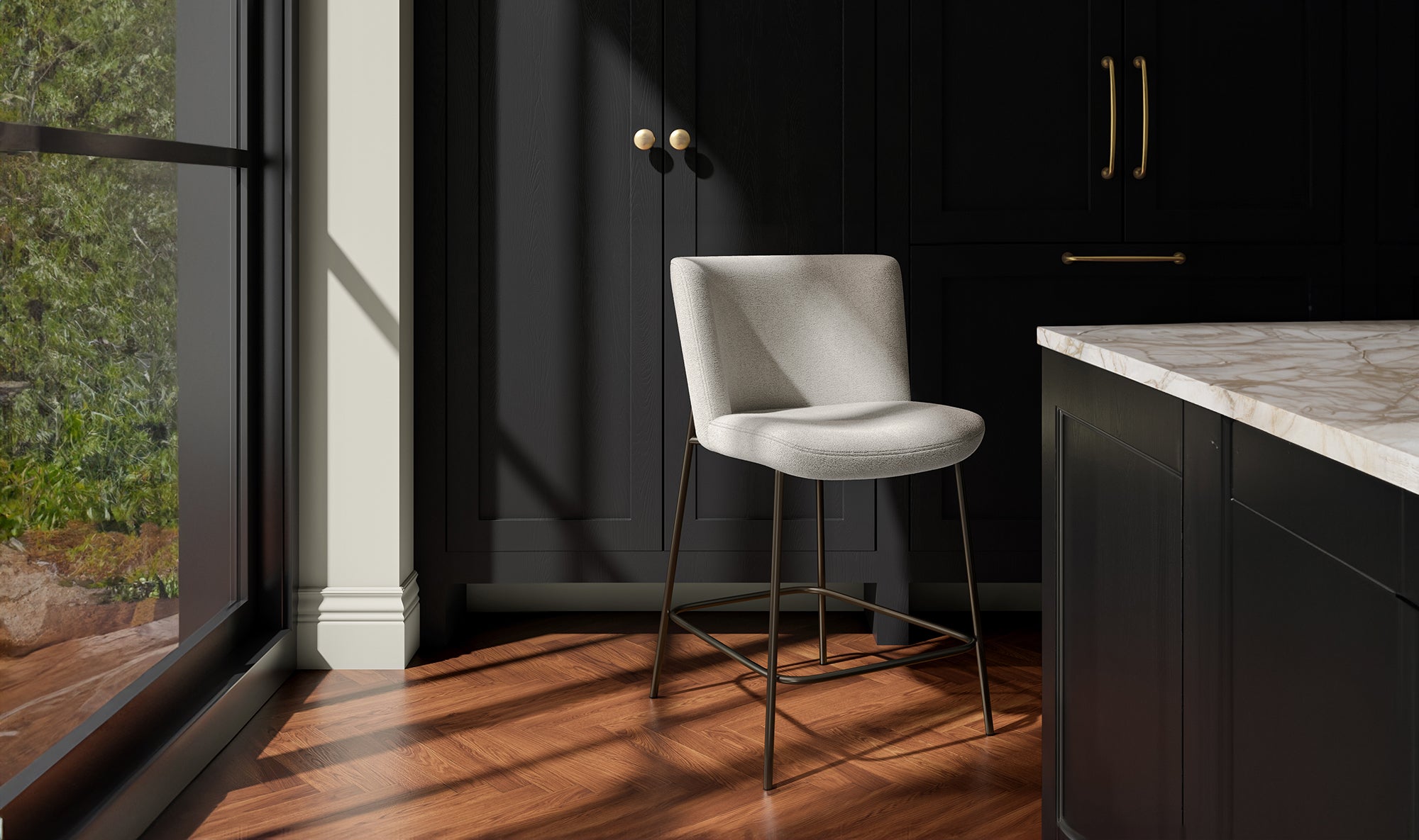 Early Counter Stool Beige