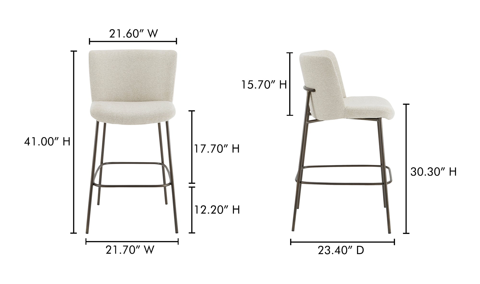 Early Bar Stool Beige