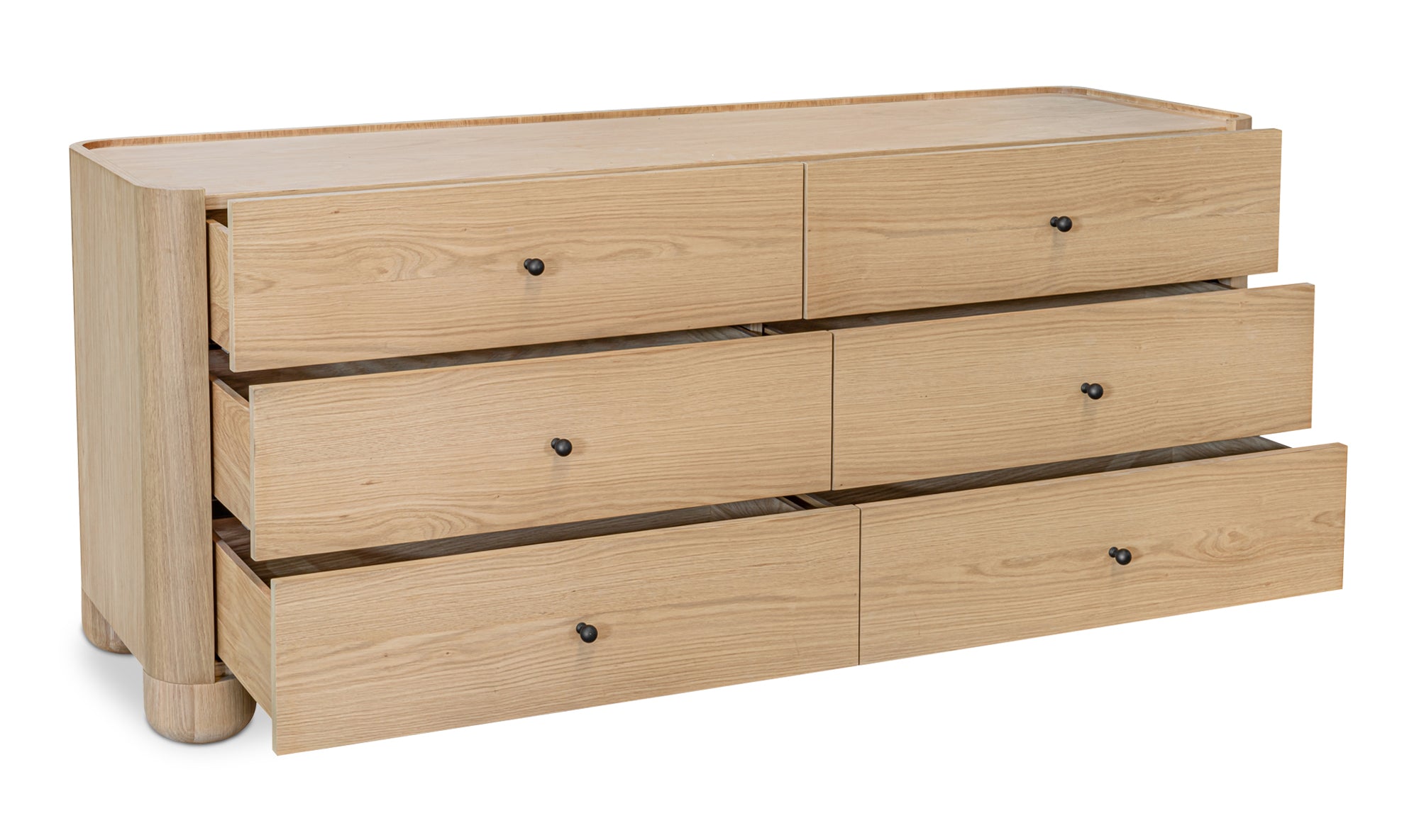 Gibson 6 Drawer Dresser Natural