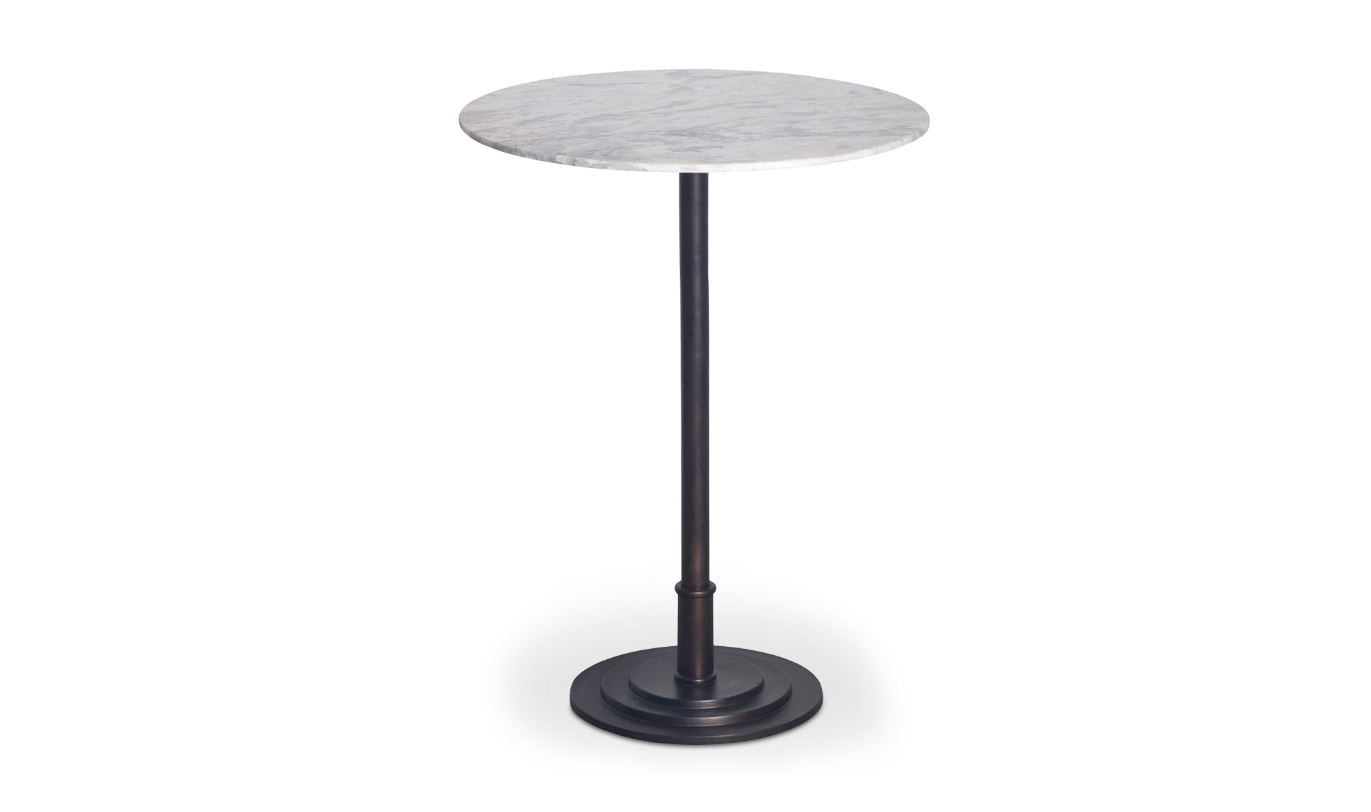 Tori Outdoor Bar Table White Marble