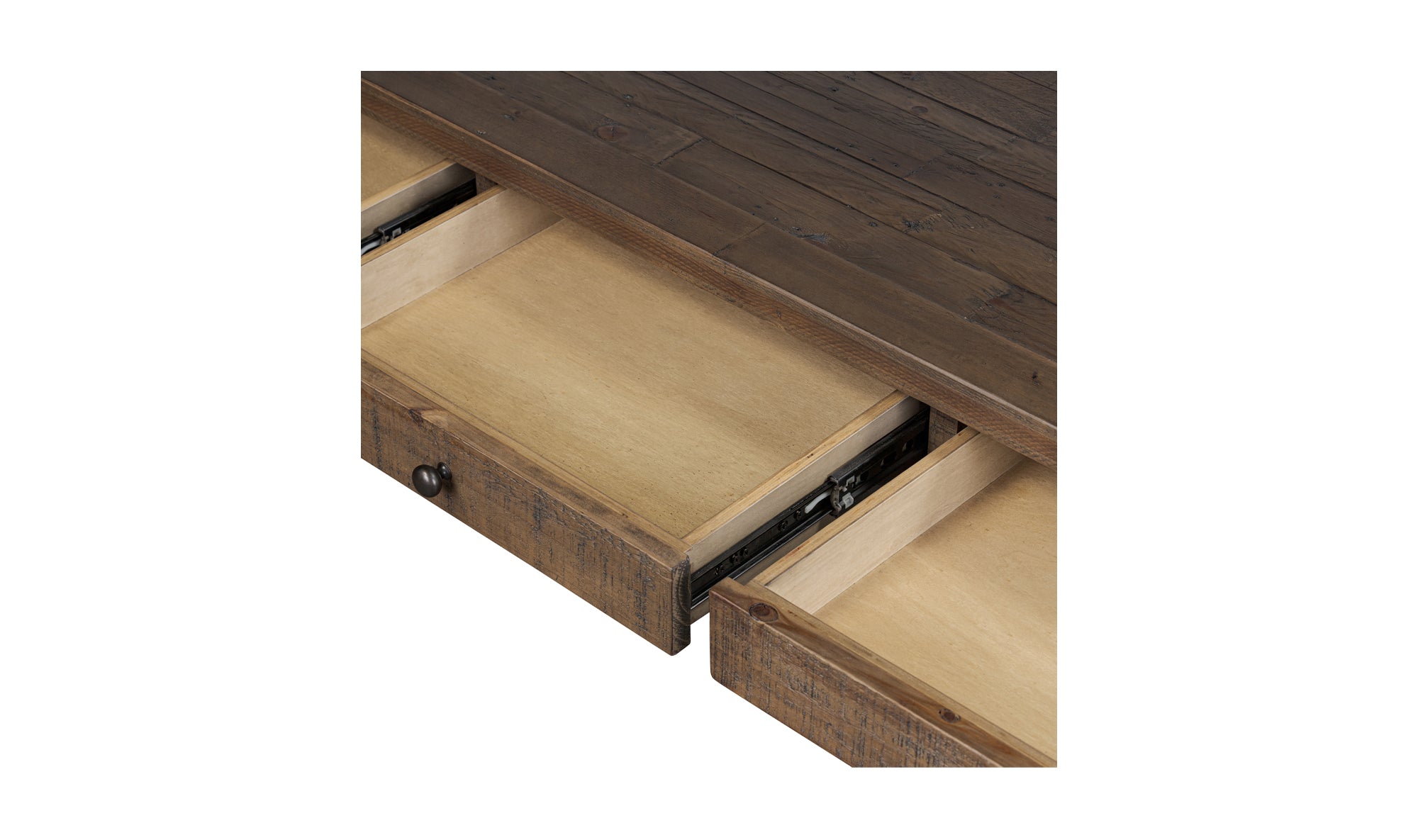 Liam Desk Aged Brown