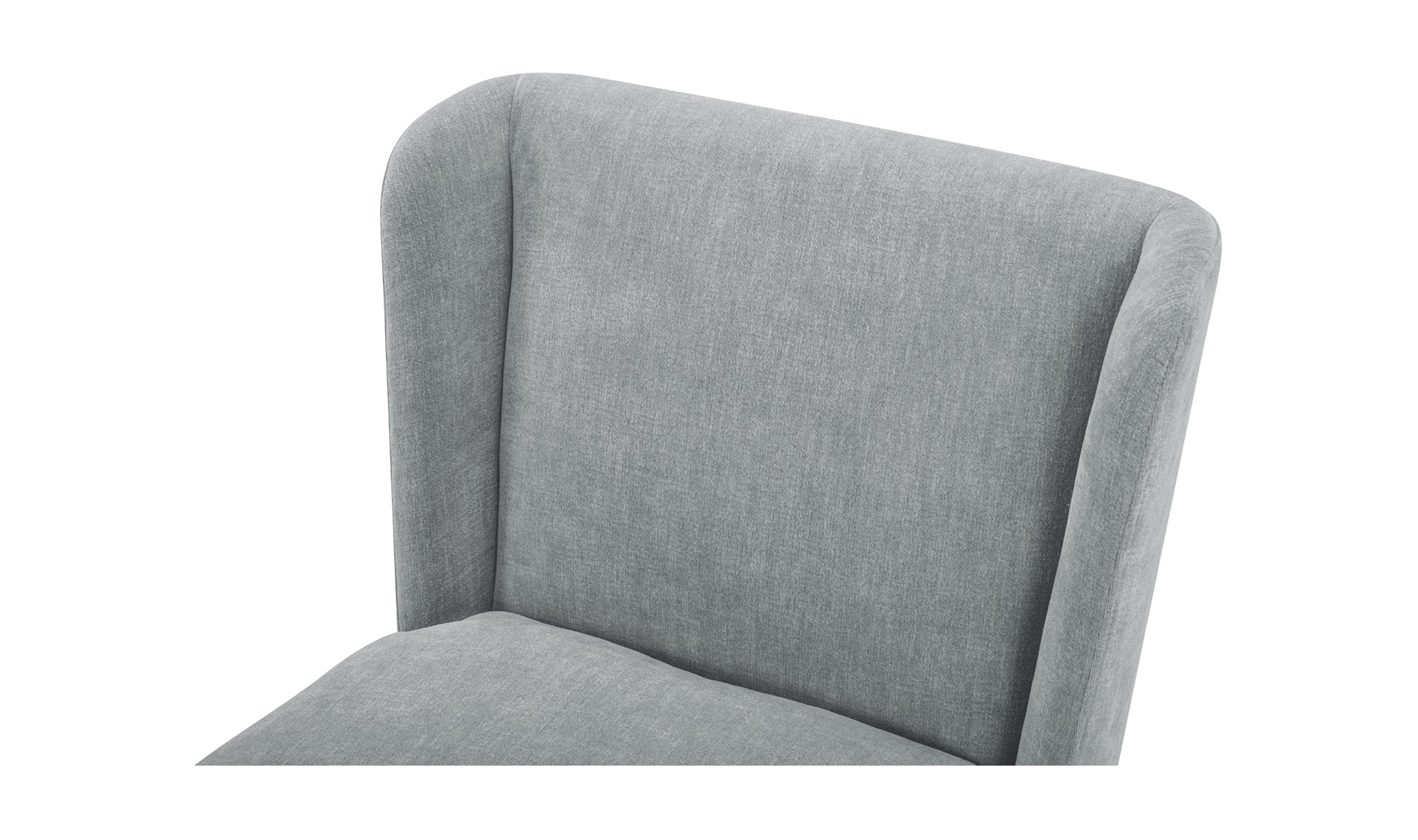 Cormac Rolling Dining Chair Performance Fabric Slate Green