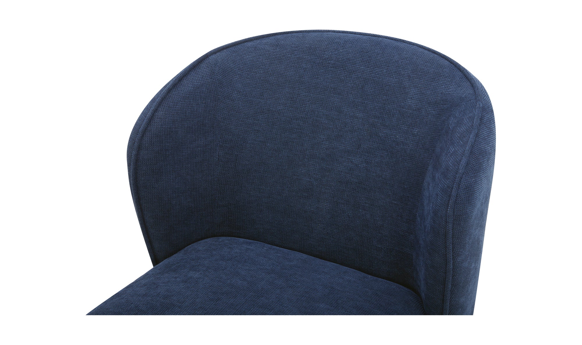 Larson Rolling Dining Chair Navy Blue
