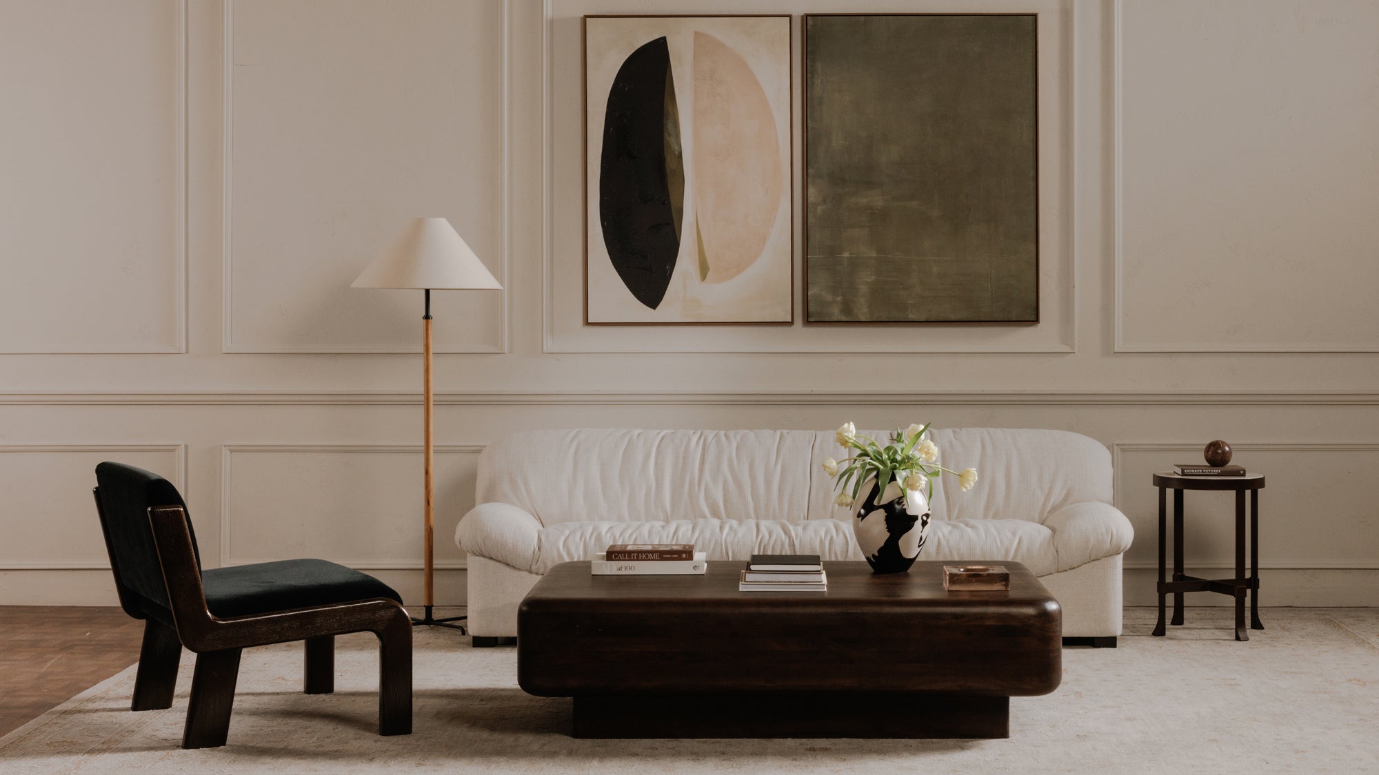 Halston Sofa Flecked Oat