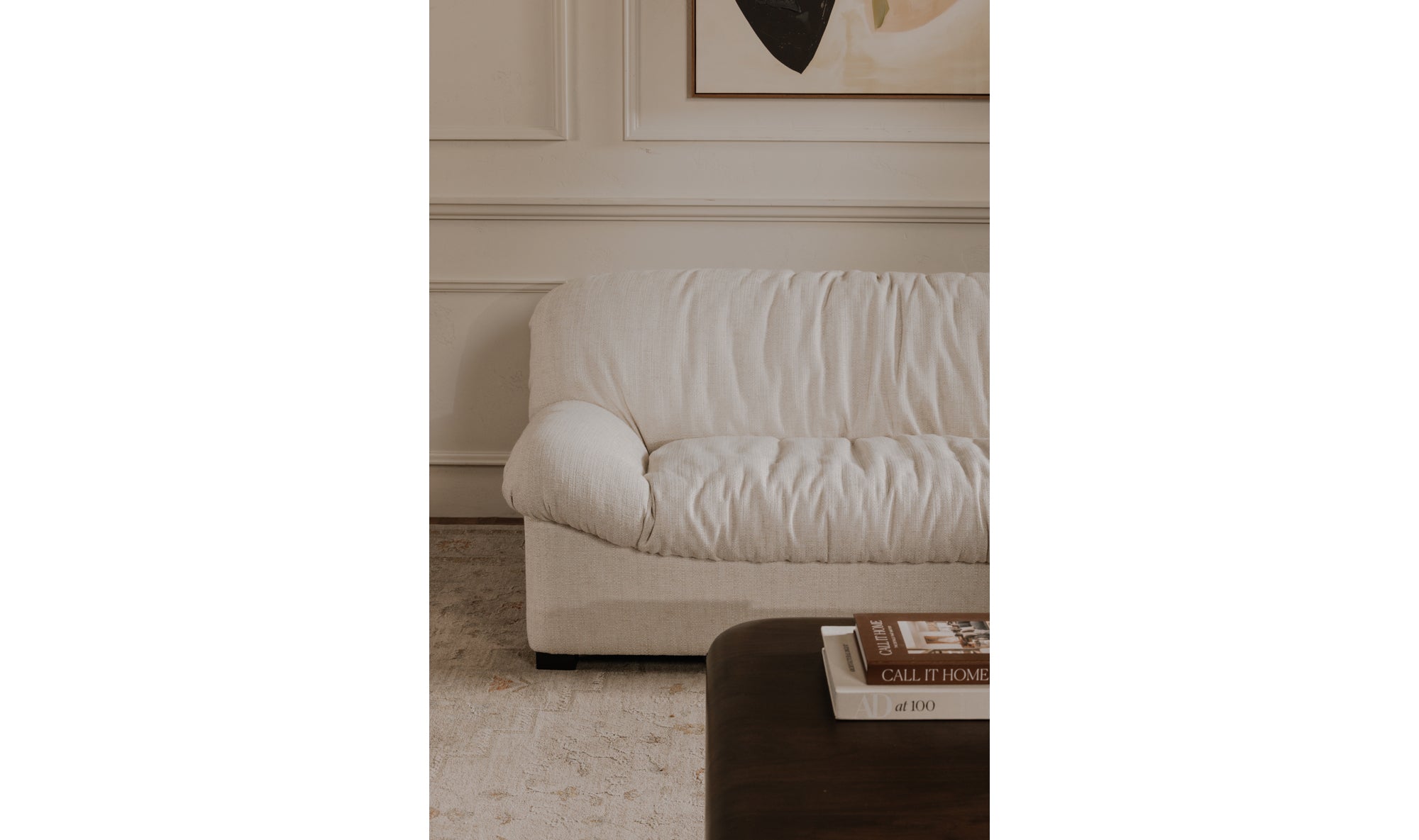 Halston Sofa Flecked Oat