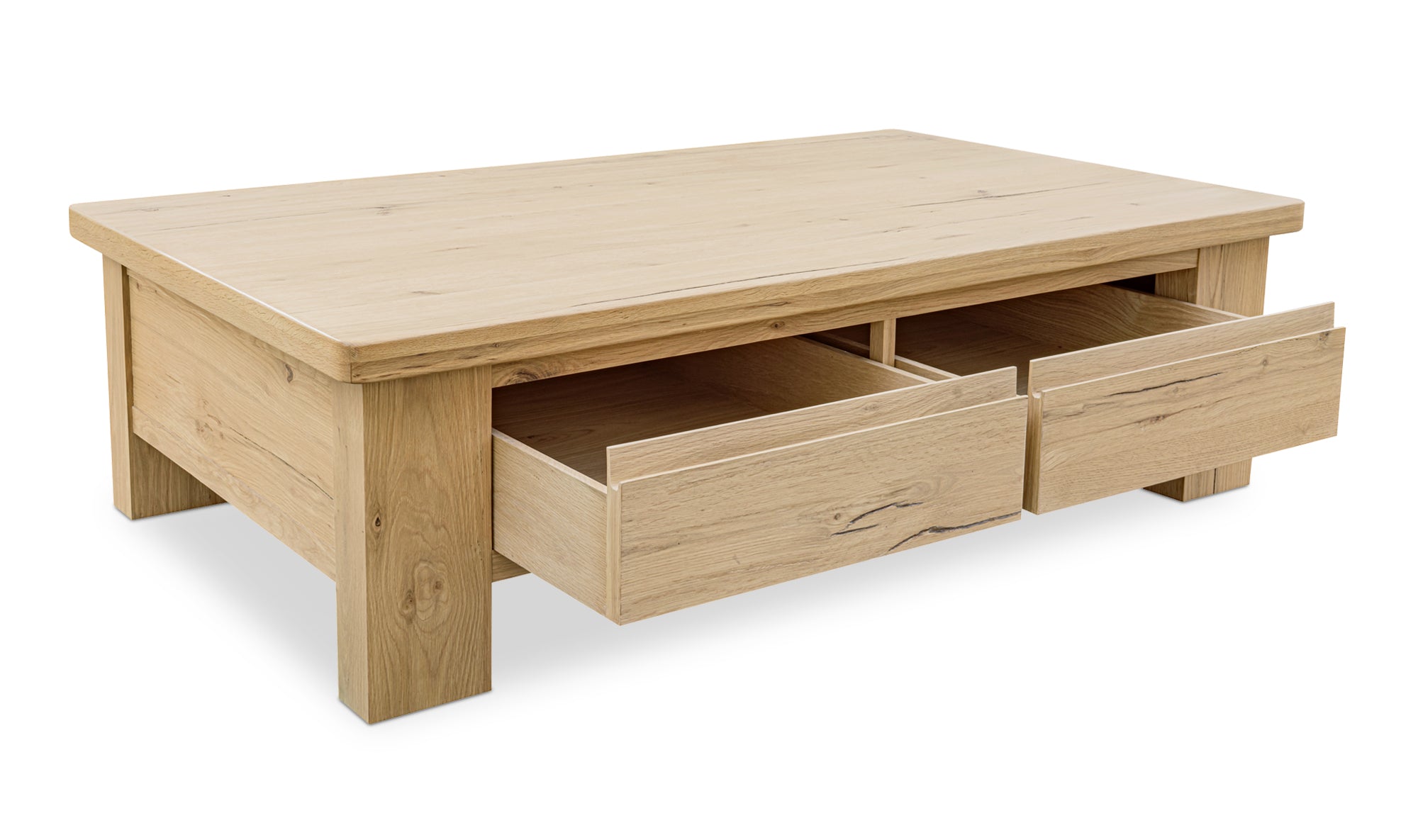 Graham Storage Coffee Table Rustic Oak