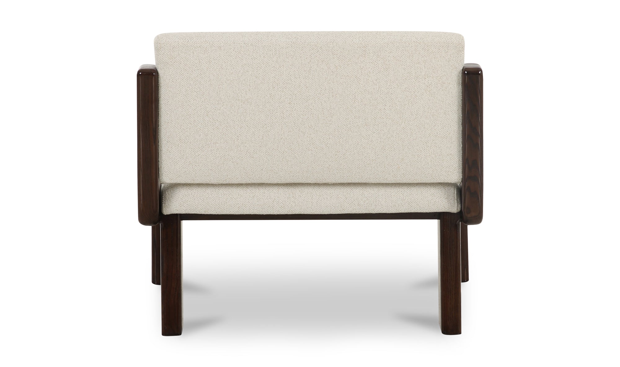 Edie Accent Chair Black Faux Mohair