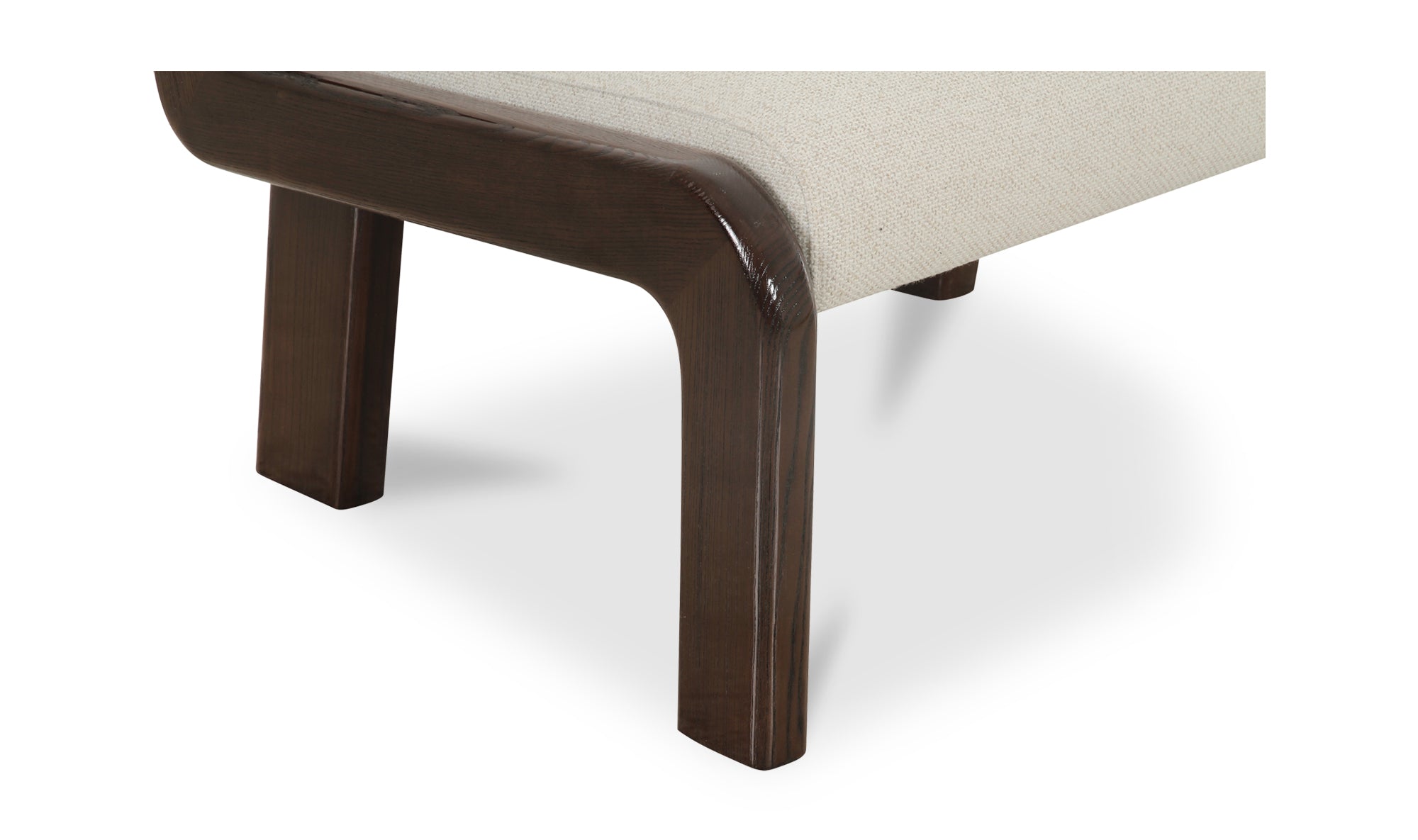 Edie Accent Chair Black Faux Mohair