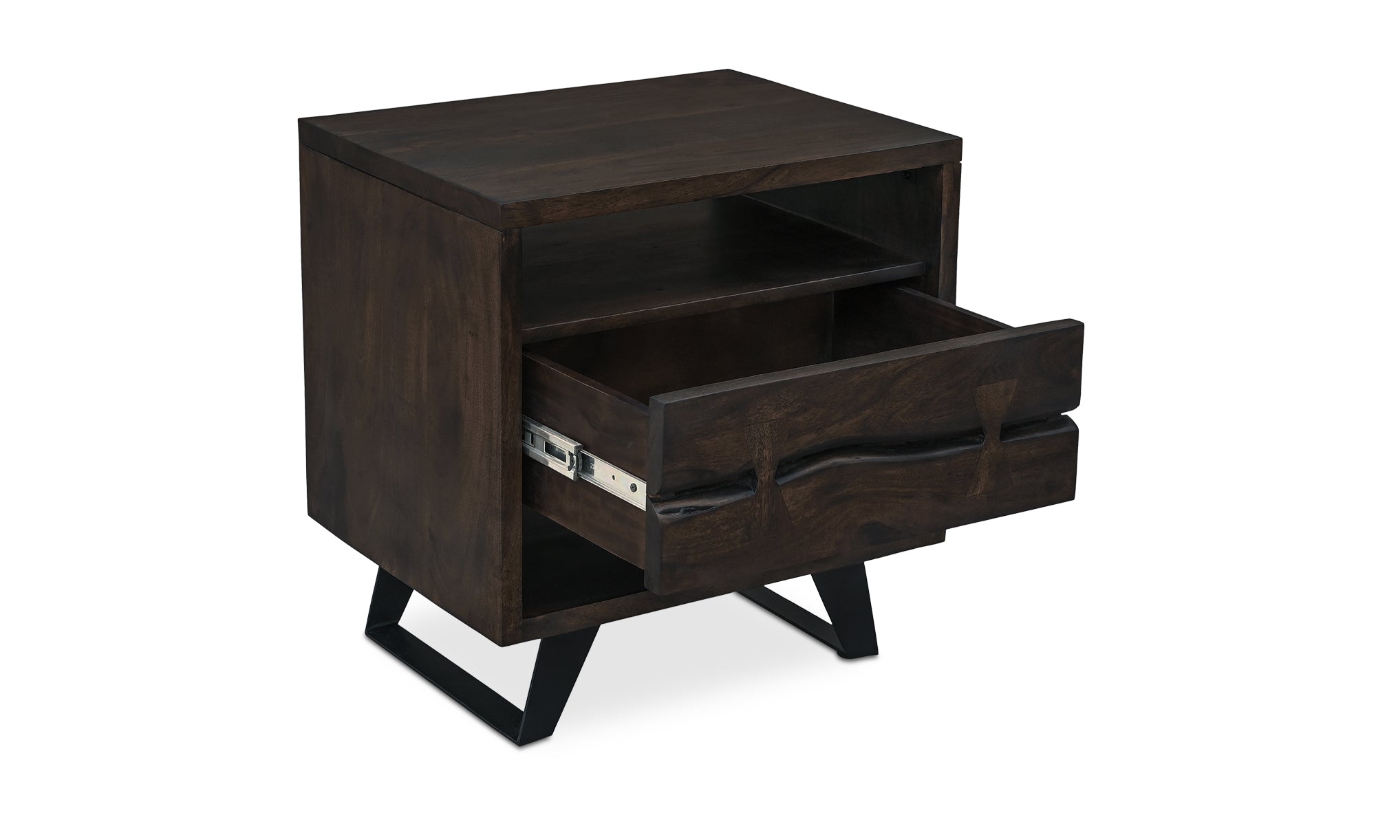 Madagascar Nightstand Dark Brown