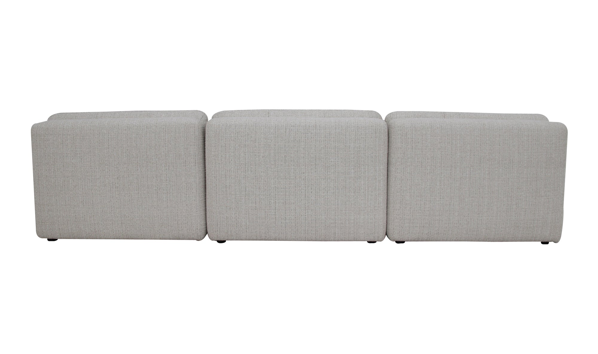 Lino Armless Modular Sofa Textured Oat