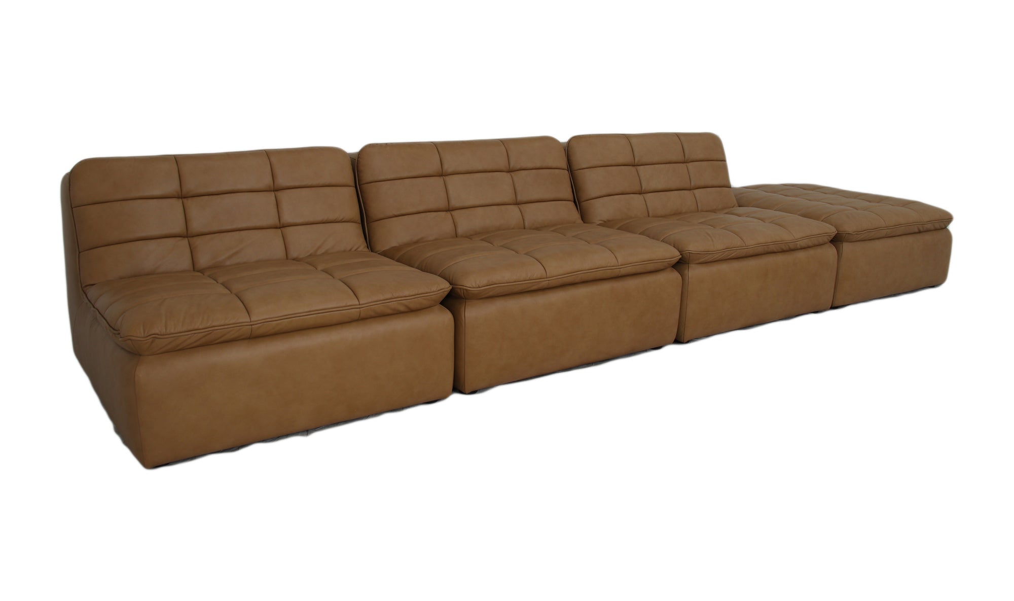 Lino Lounge Modular Sectional Textured Oat