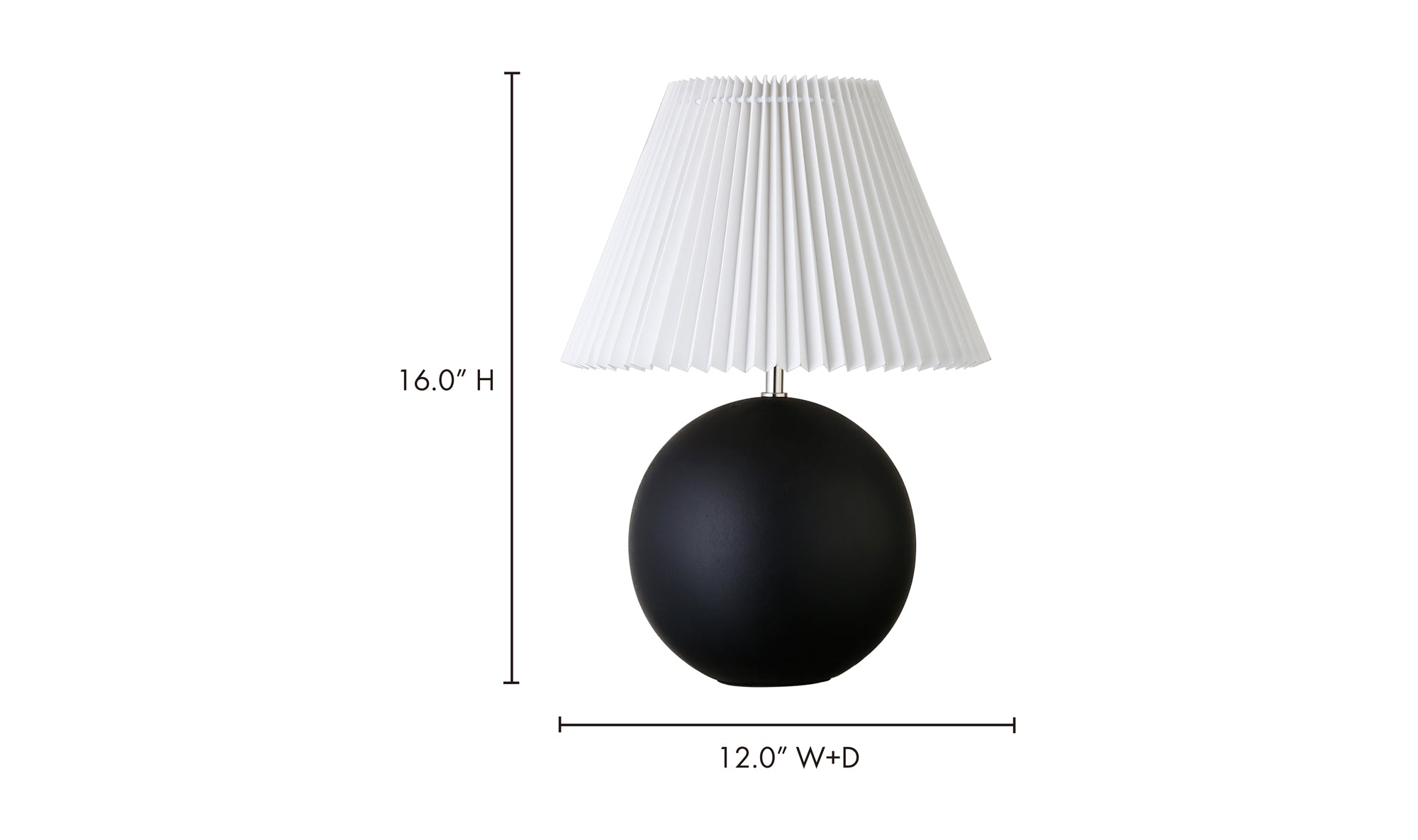 Tuve Table Lamp Black