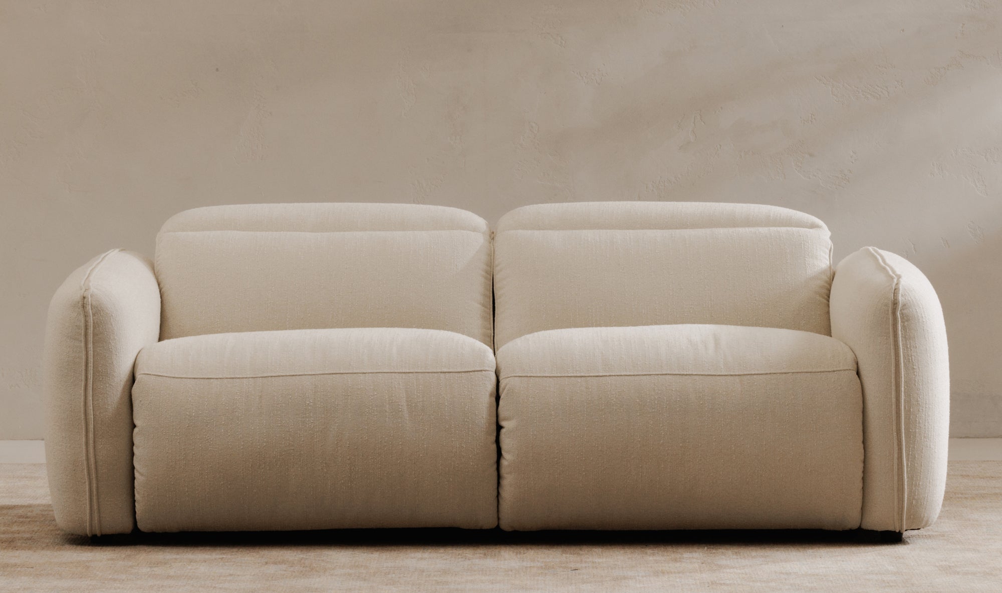 Eli Power Recliner Sofa Warm White