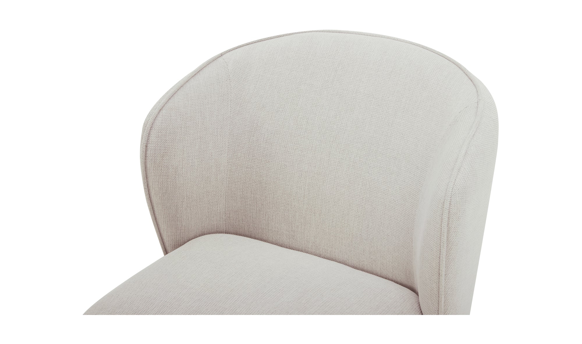 Larson Rolling Dining Chair Heather Grey