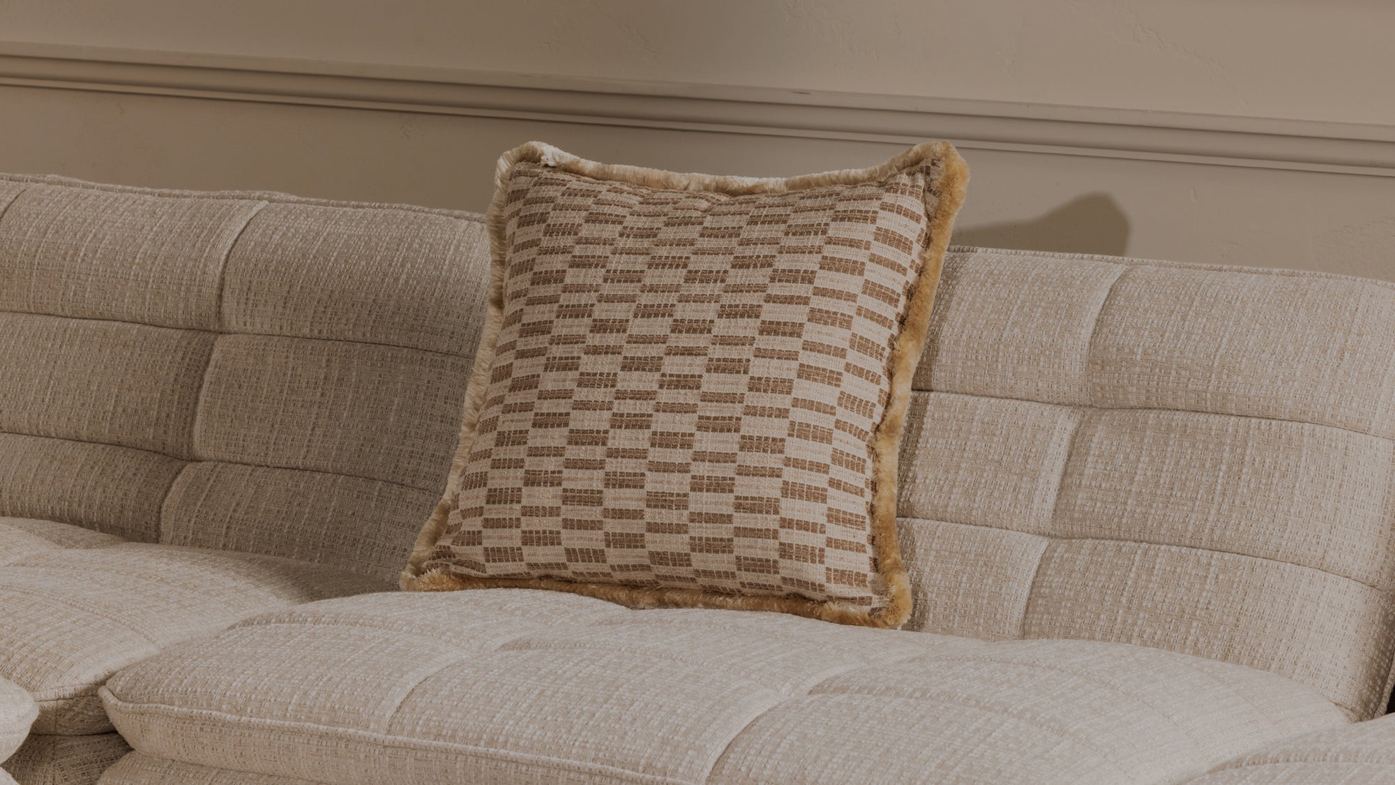 Leone Cushion Taupe