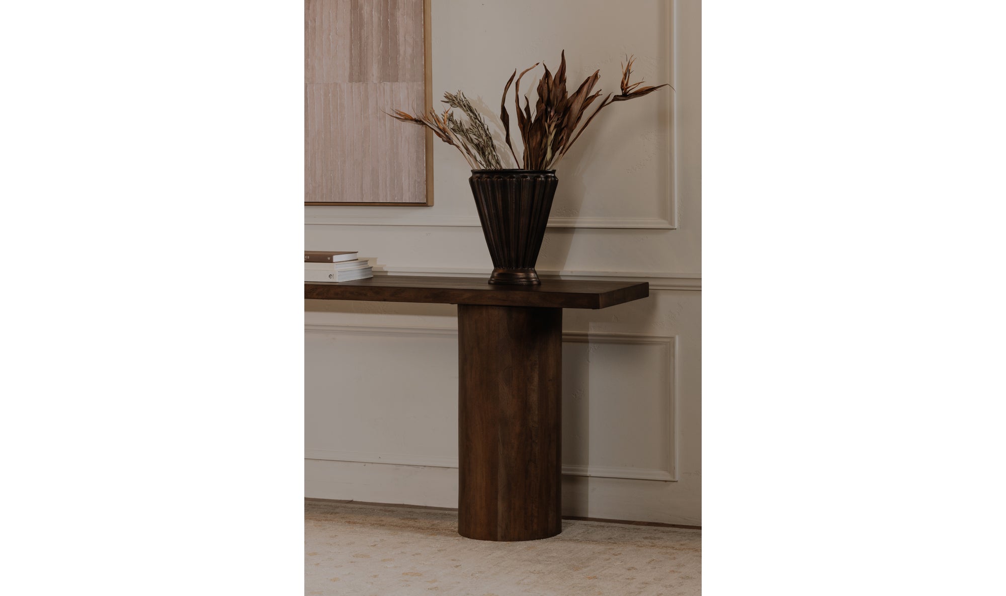 Hadley Console Table Warm Brown