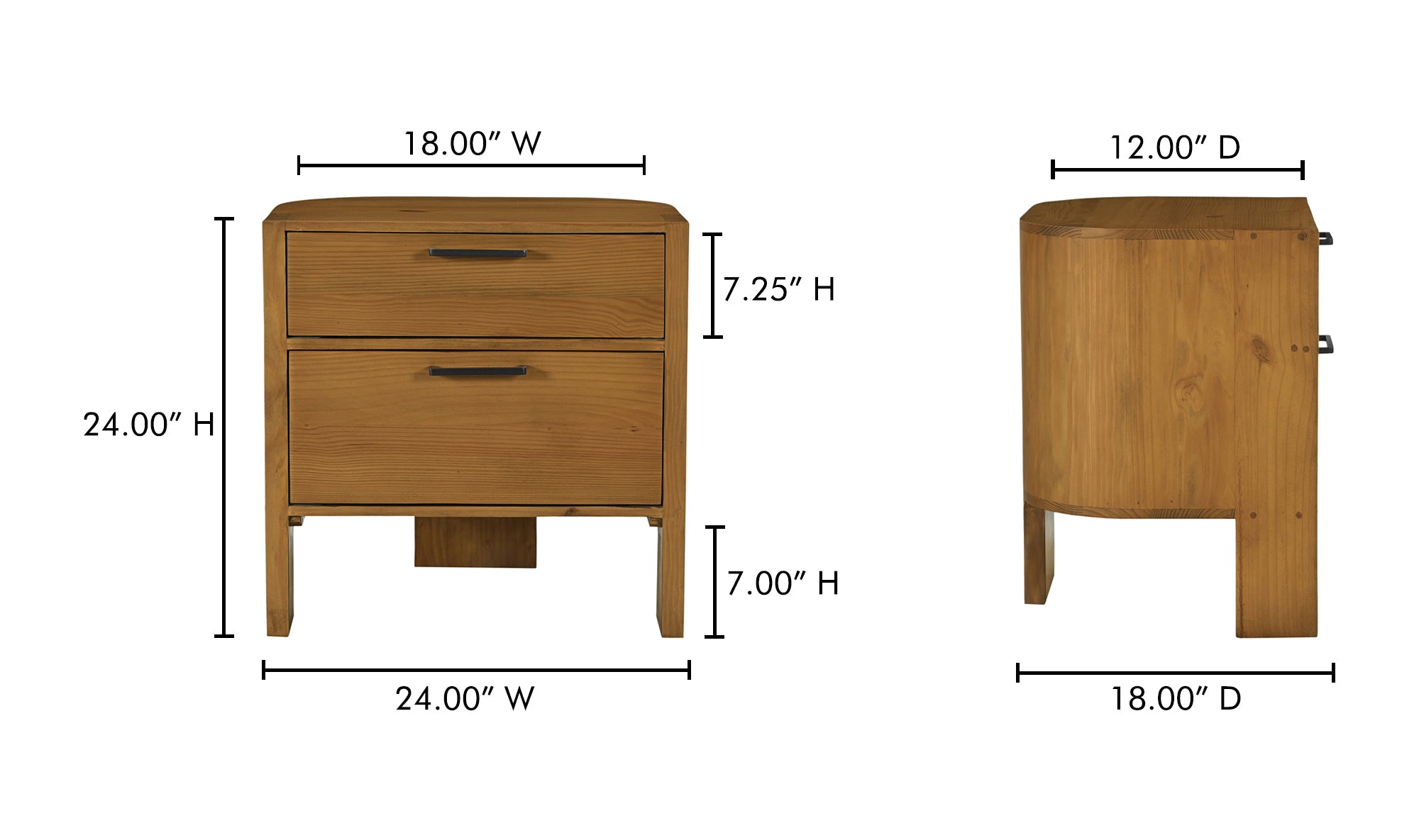 Lachlan Nightstand Brown