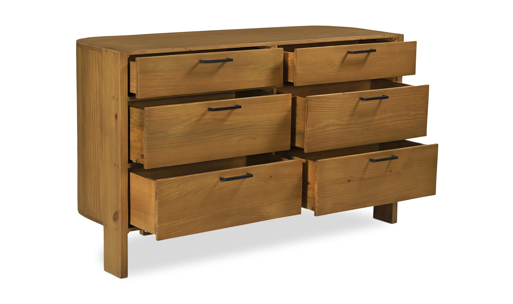 Lachlan 6 Drawer Dresser Brown