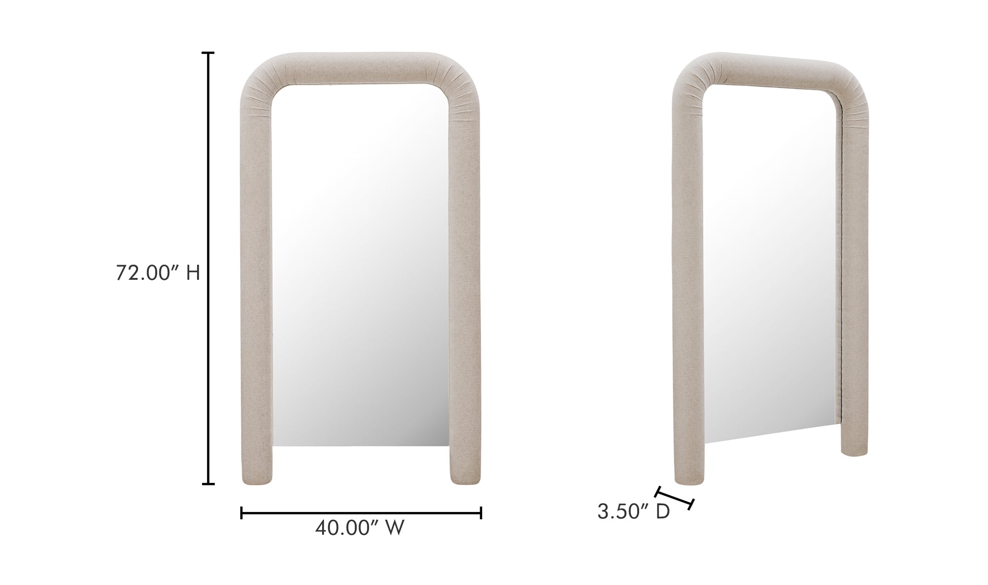 Ellison Mirror Beige