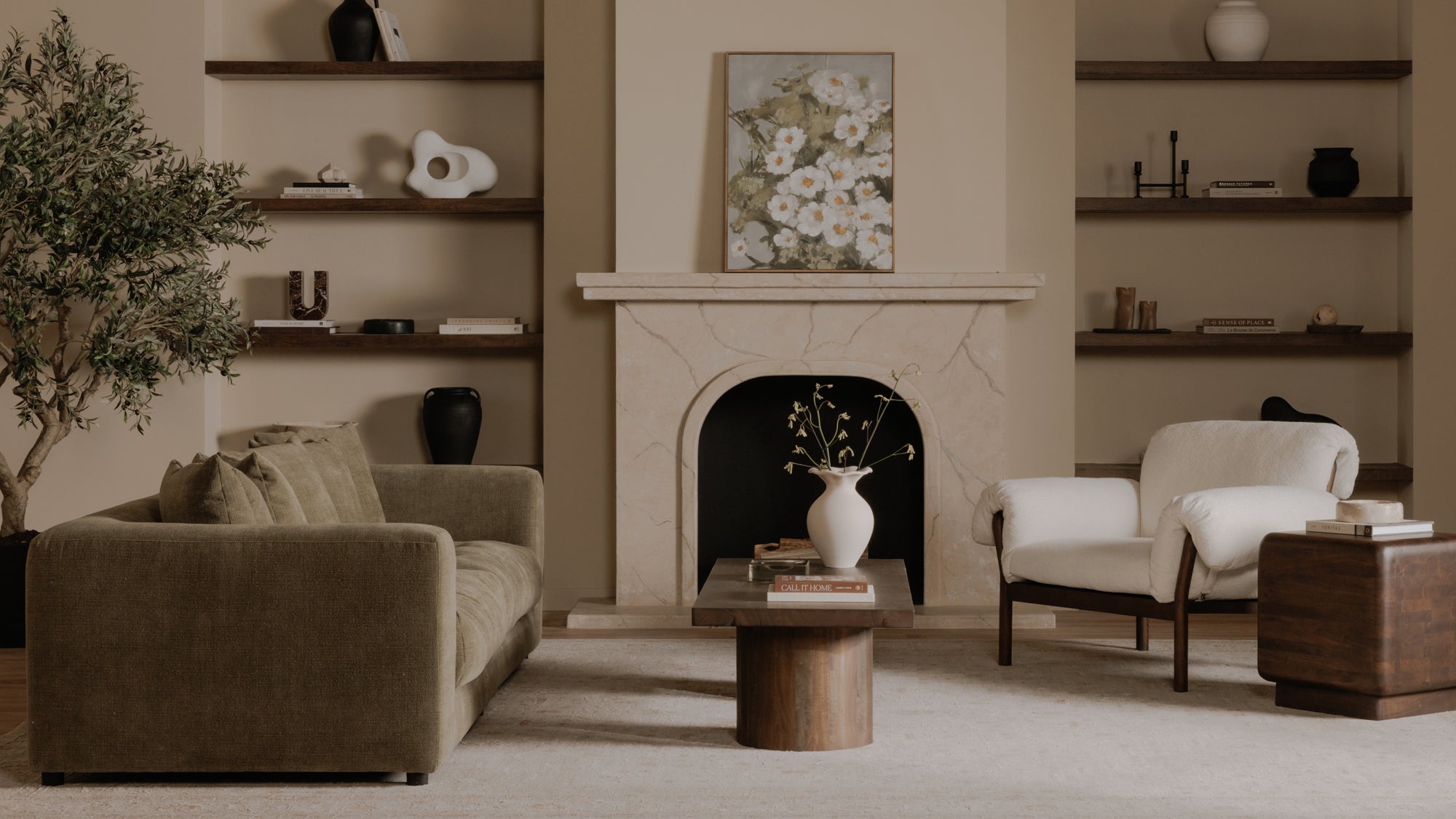 Cardero Lounge Chair Beige