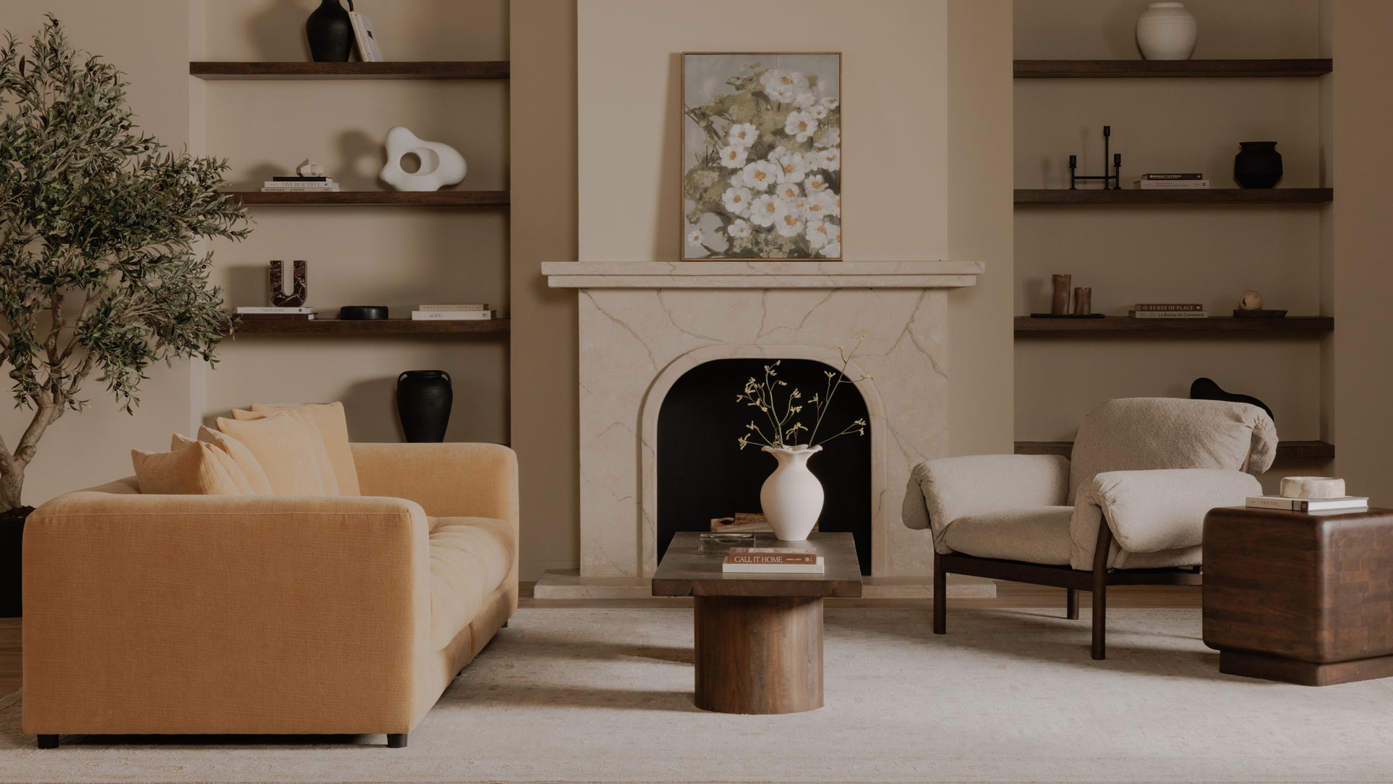 Cardero Lounge Chair Beige