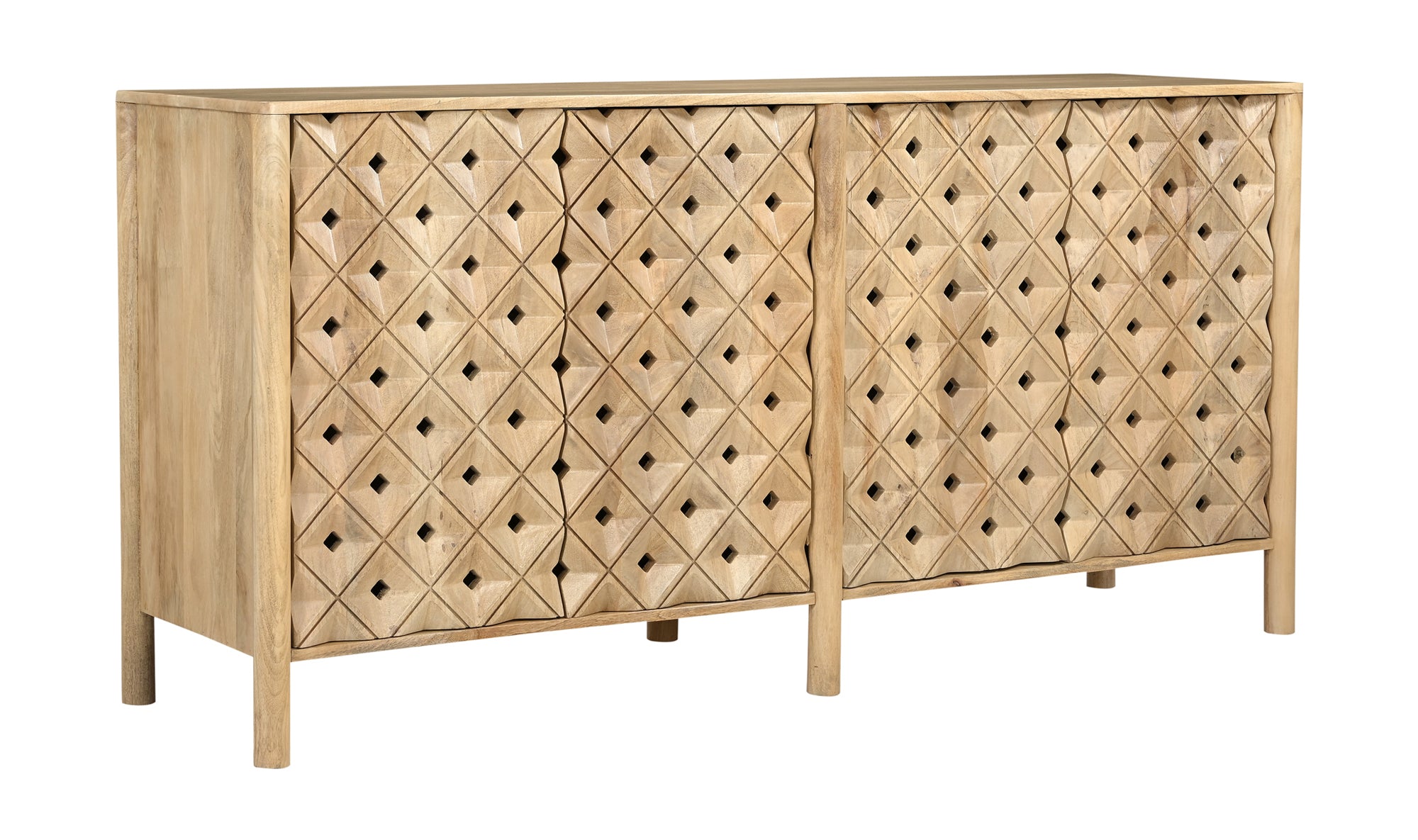 Fulton 4 Door Sideboard Natural