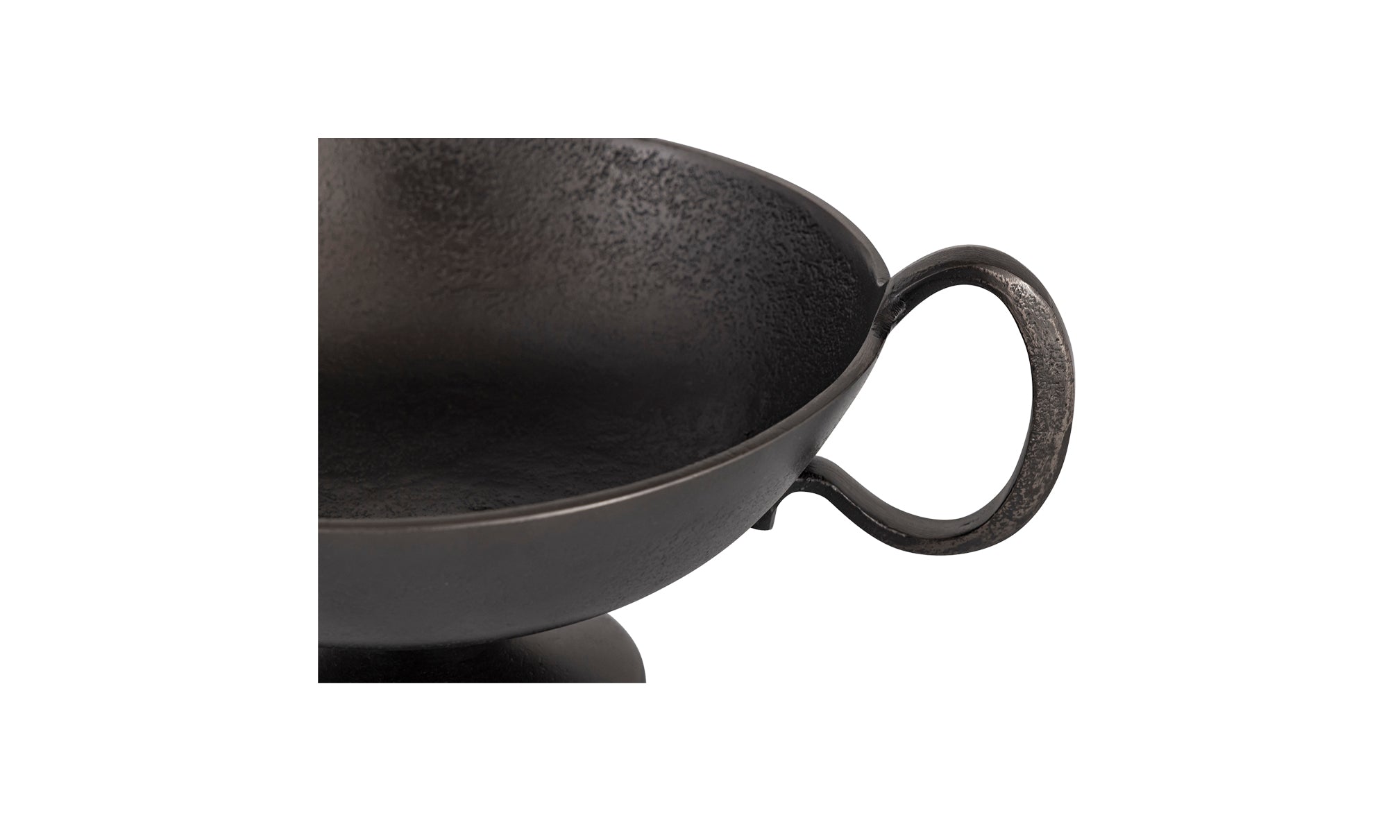 Floris Decorative Bowl Black Cast Aluminum